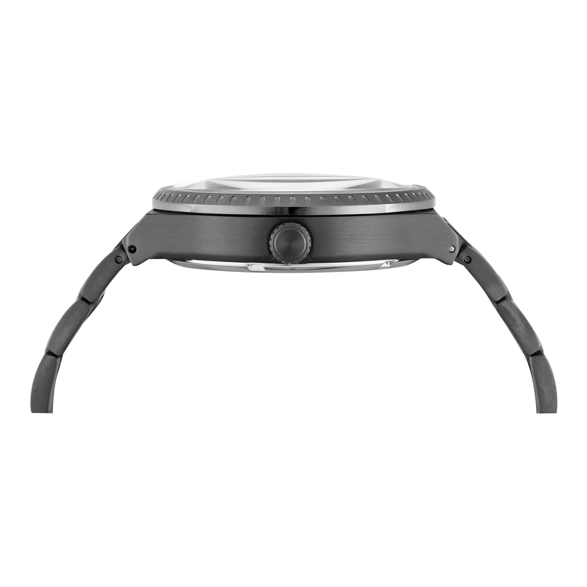 Timex TWEG34001 | Timex Signio Round 44mm Gunmetal Dial Automatic Men Watch.