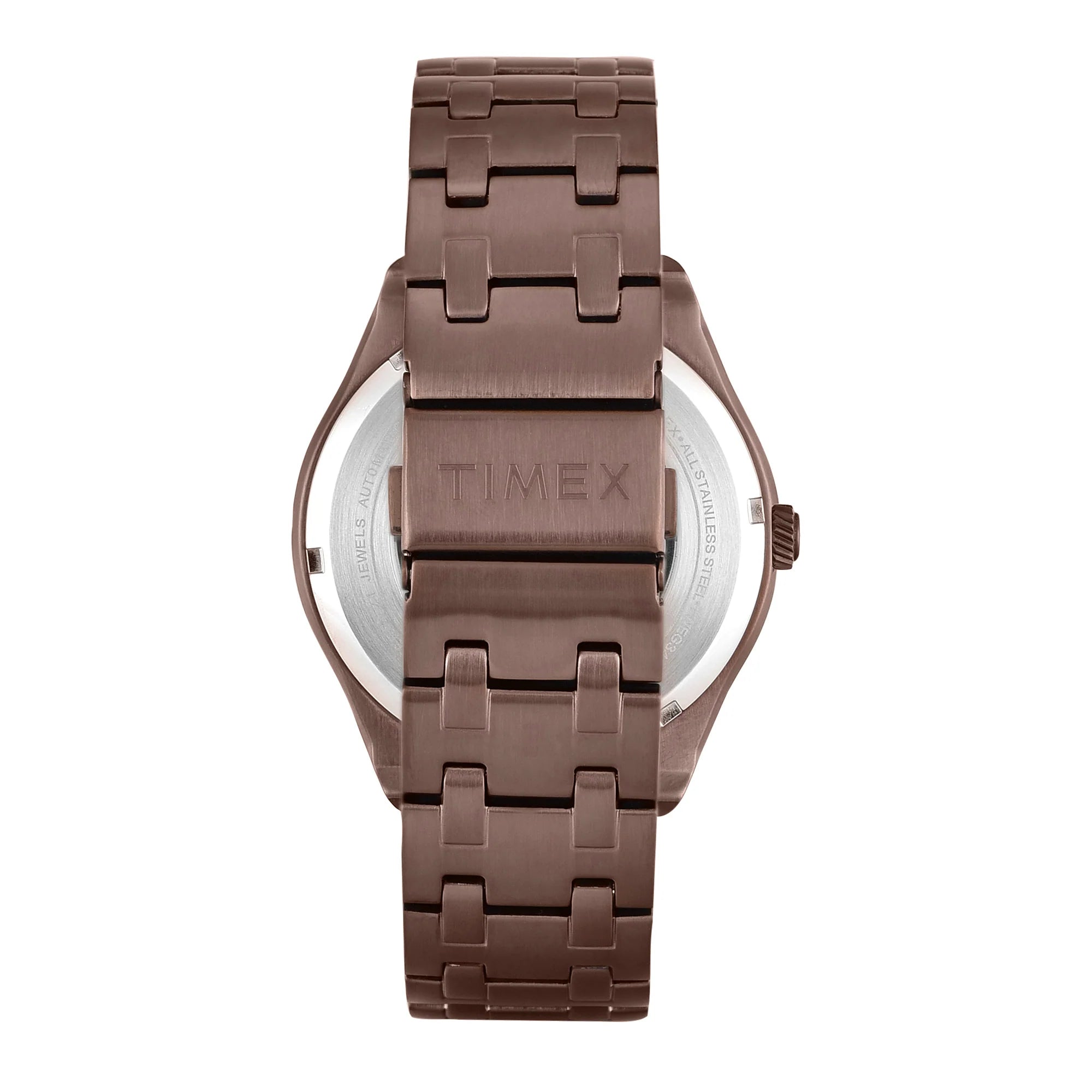 Timex TWEG34002 | Timex Signio Round 44mm Brown Dial Automatic Men Watch