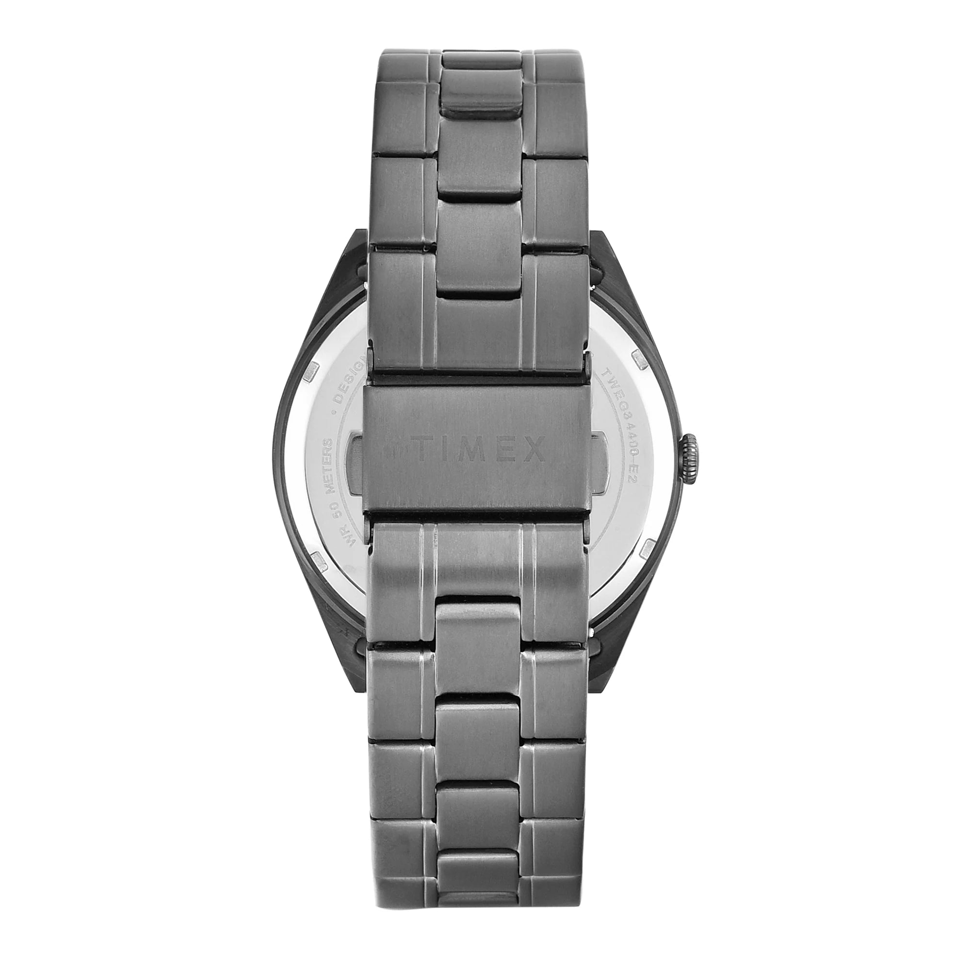 Timex TWEG34400 | Timex Signio Round 43mm Gunmetal Dial Analog Men Watch