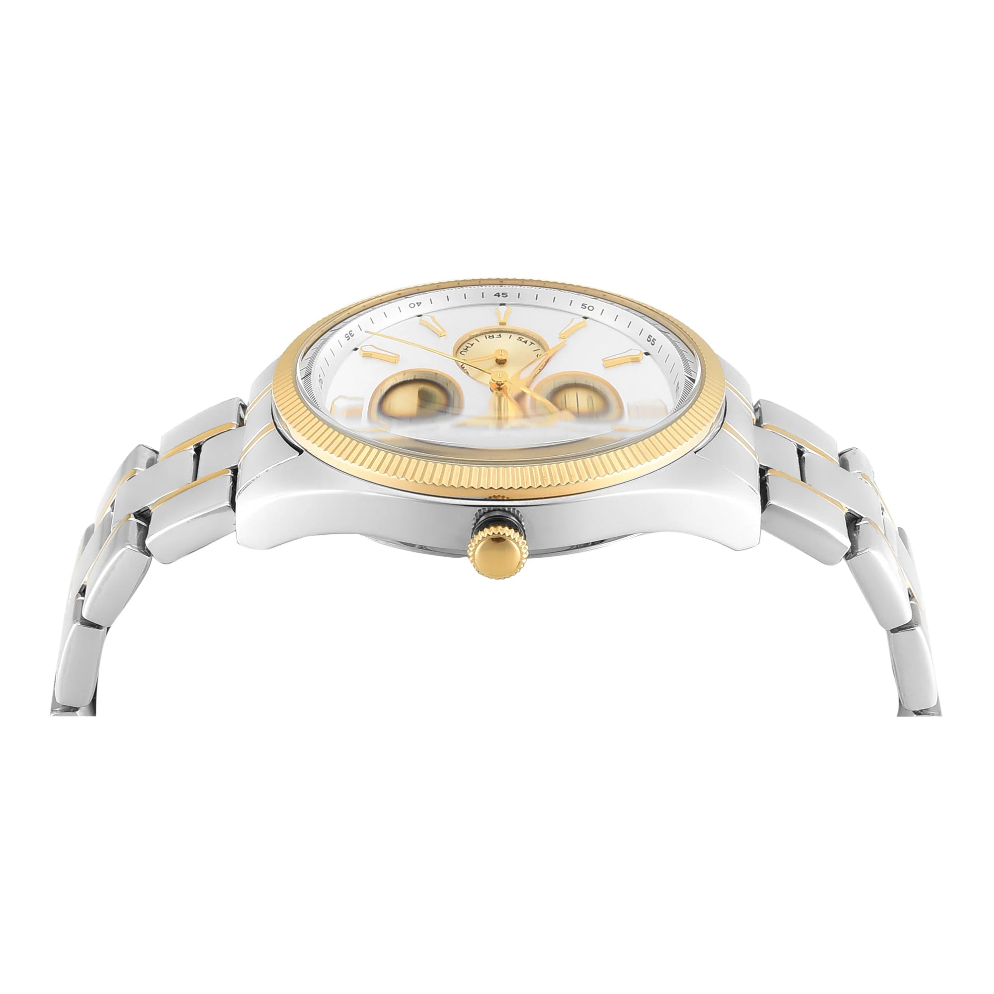 Timex TWEG34401 | Timex Signio Round 43mm Silver Dial Analog Men Watch