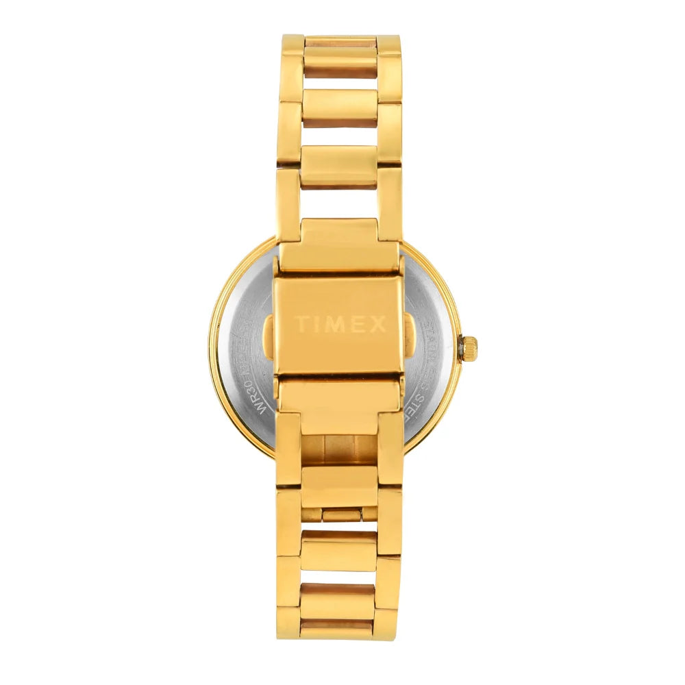 Timex TWEL18700 | Timex Cosmic Awe Women Multifunction Round Dial Green Watch