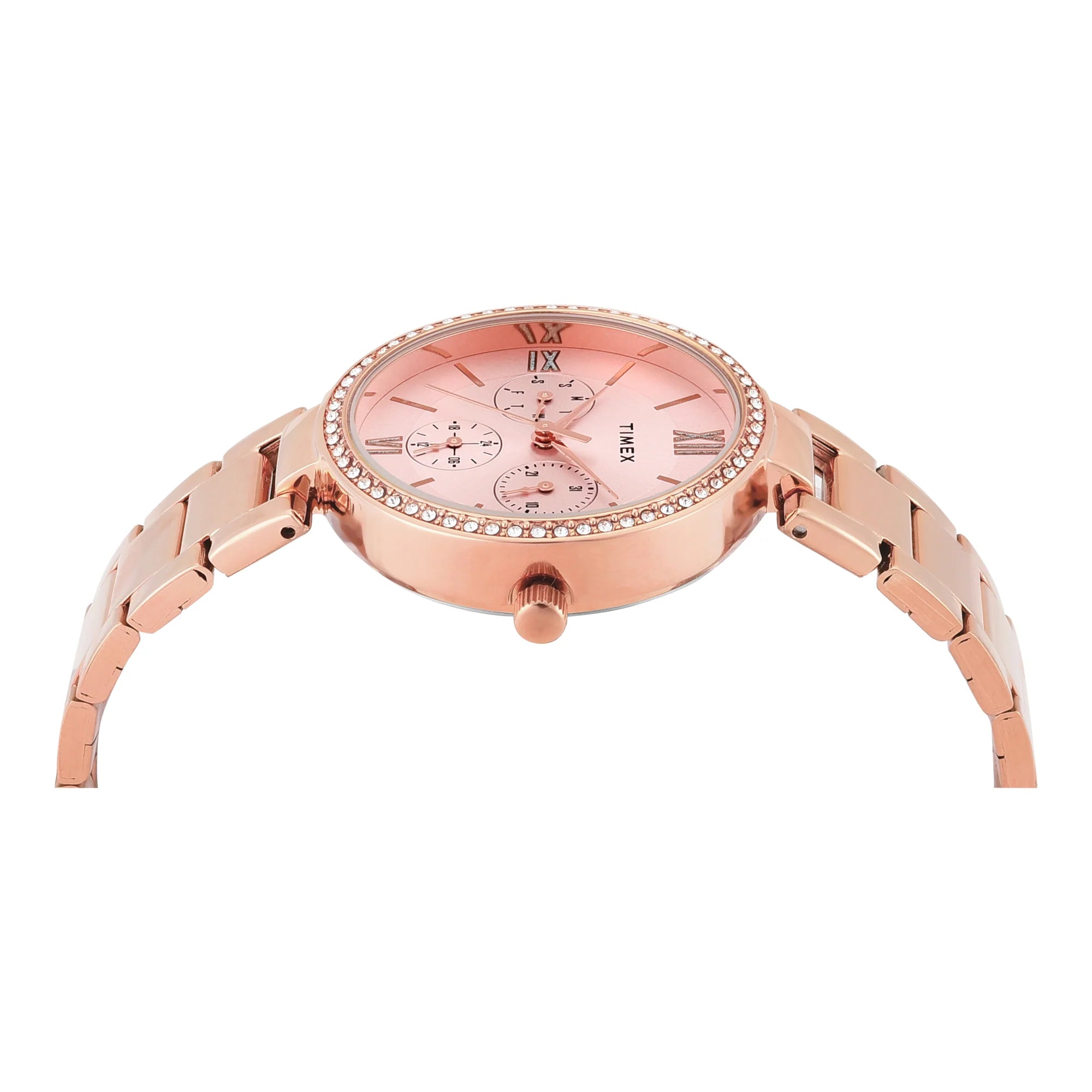Timex TWEL18707 | TIMEX Women Pink Round Dial Analog Watch