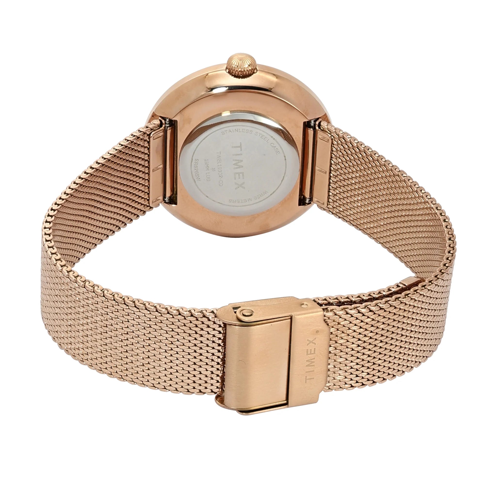 Timex TWEL19302 | TIMEX Women White Round Dial Analog Watch