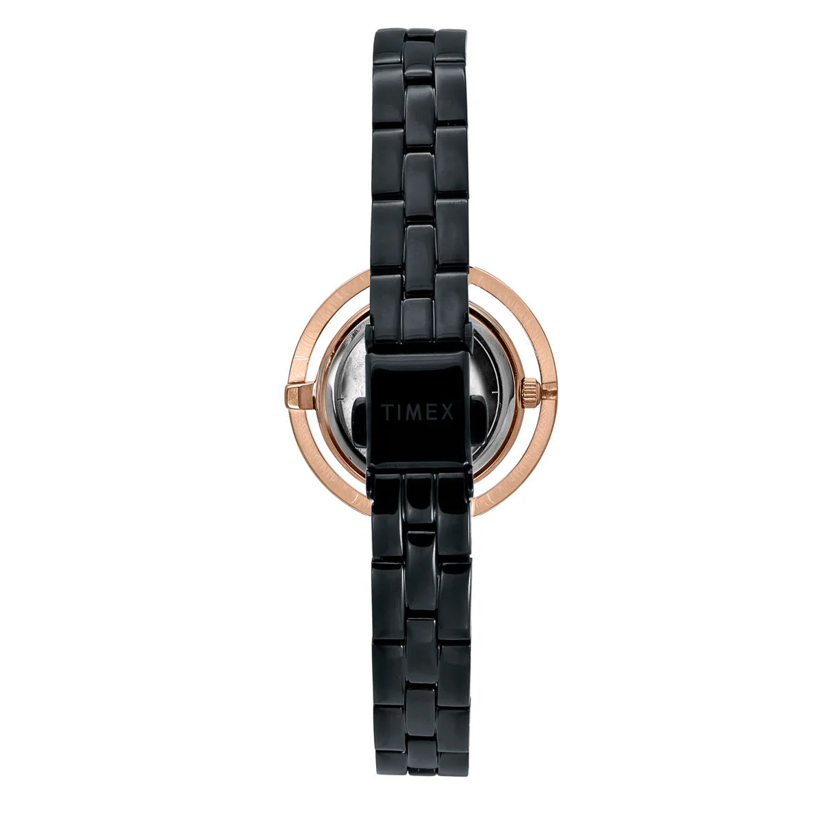 Timex TWEL24303 | TIMEX Fria Black Round Dial Analog Women's Watch