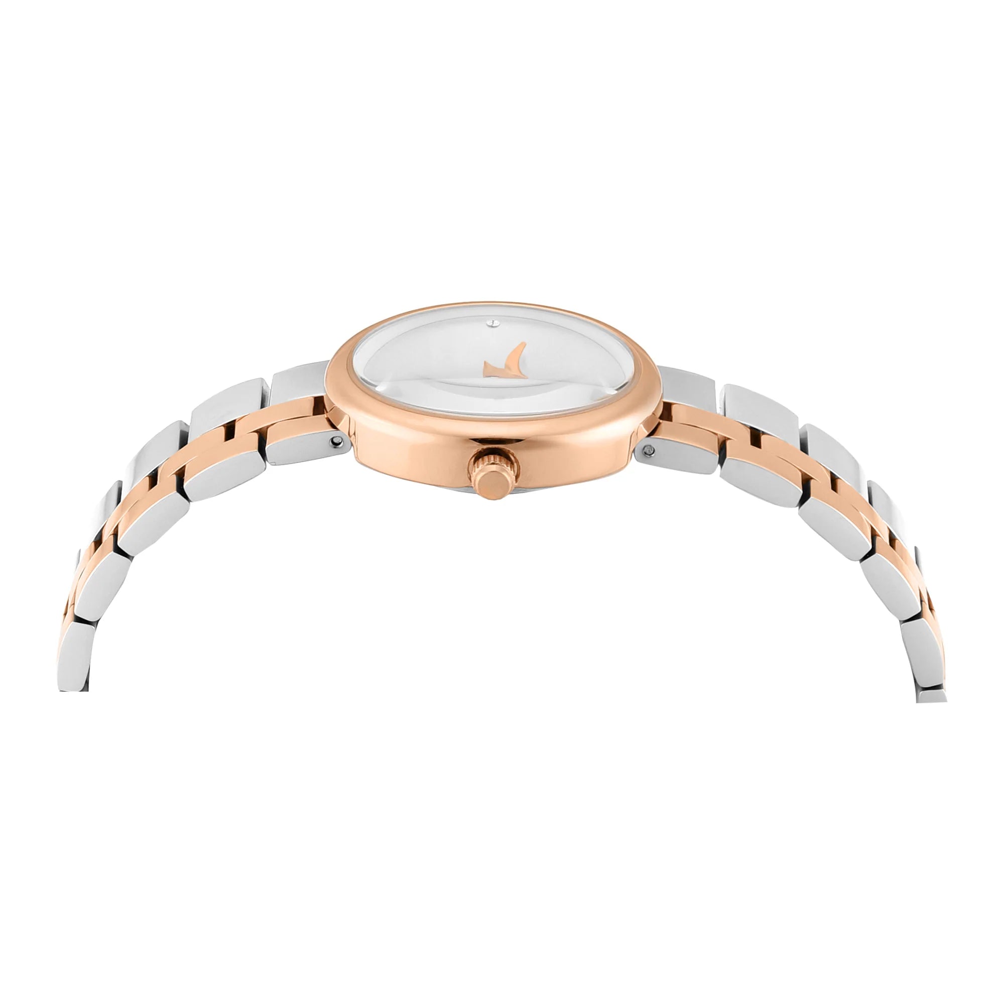 Timex TWEL27101 | Timex Trendline Oval 23mm Silver Dial Analog Women Watch