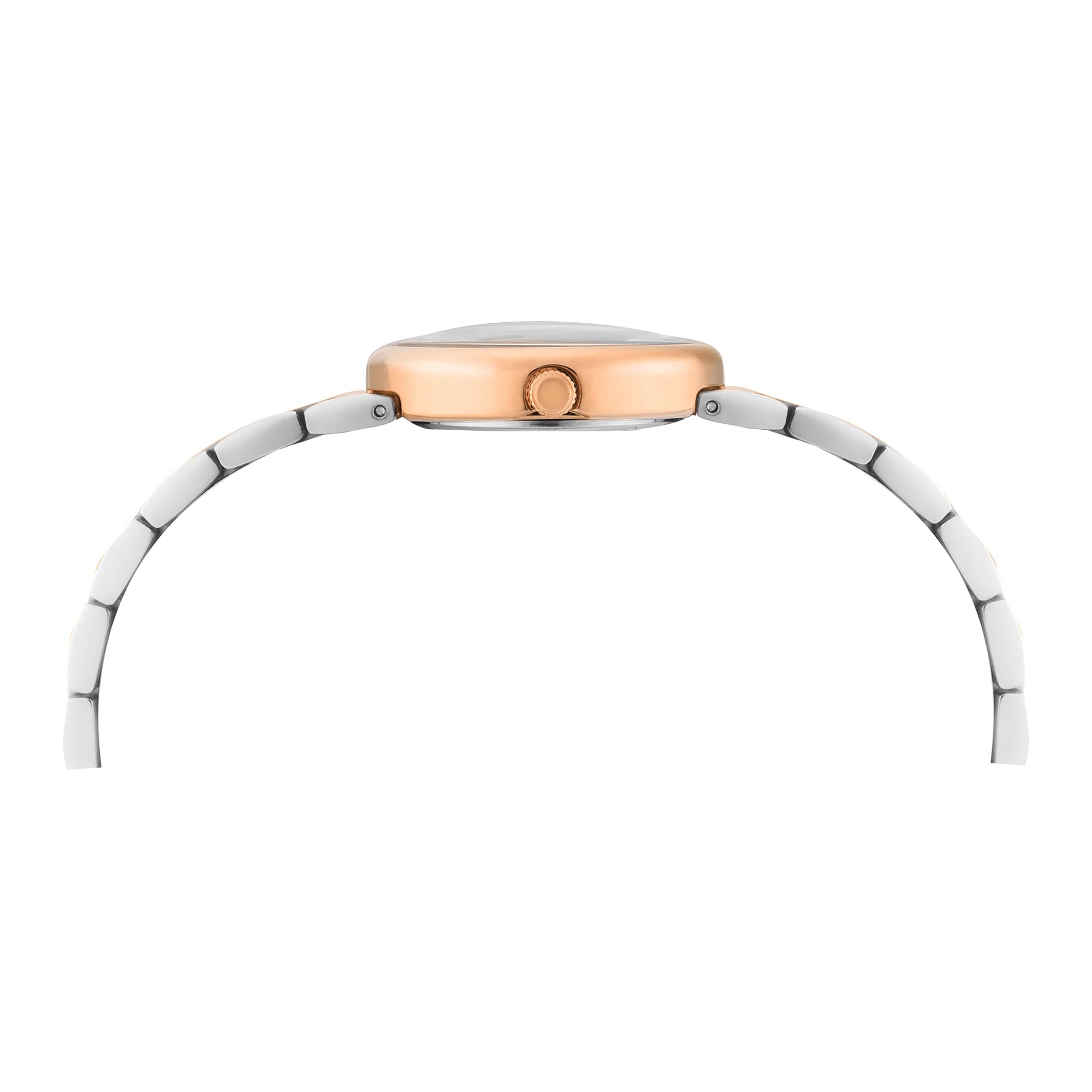 Timex TWEL27101 | Timex Trendline Oval 23mm Silver Dial Analog Women Watch
