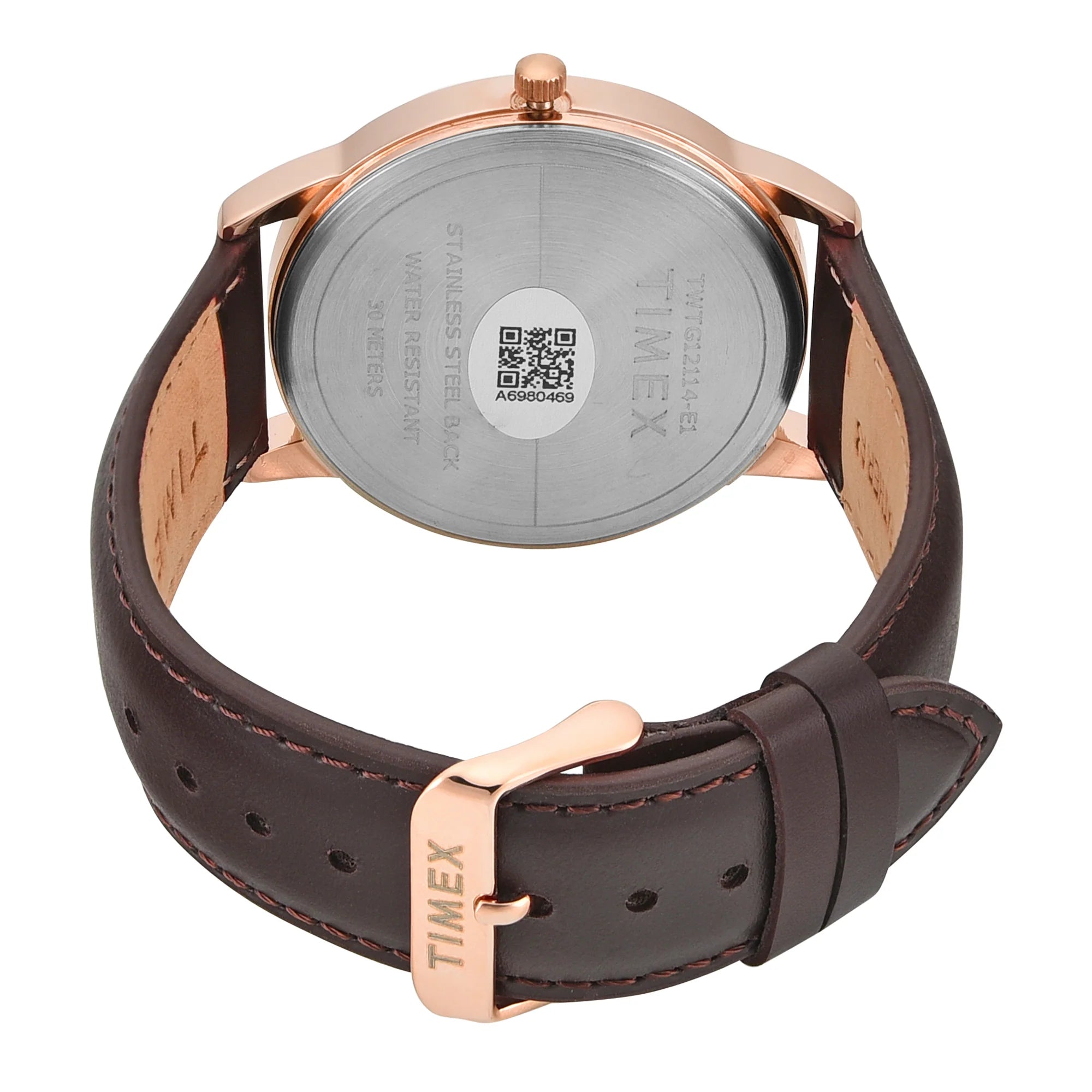 Timex TWTG12114 | Timex Trendline Round 43mm Brown Dial Analog Men Watch