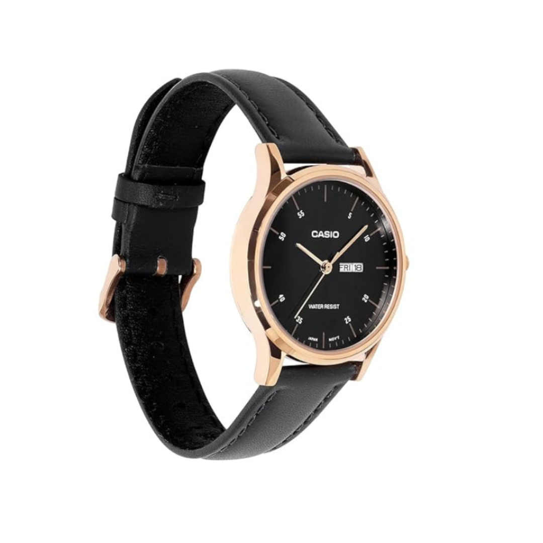 Casio LTP-SN8YRL-1B A2510 | Women Quartz Black Dial Analog Leather Watch