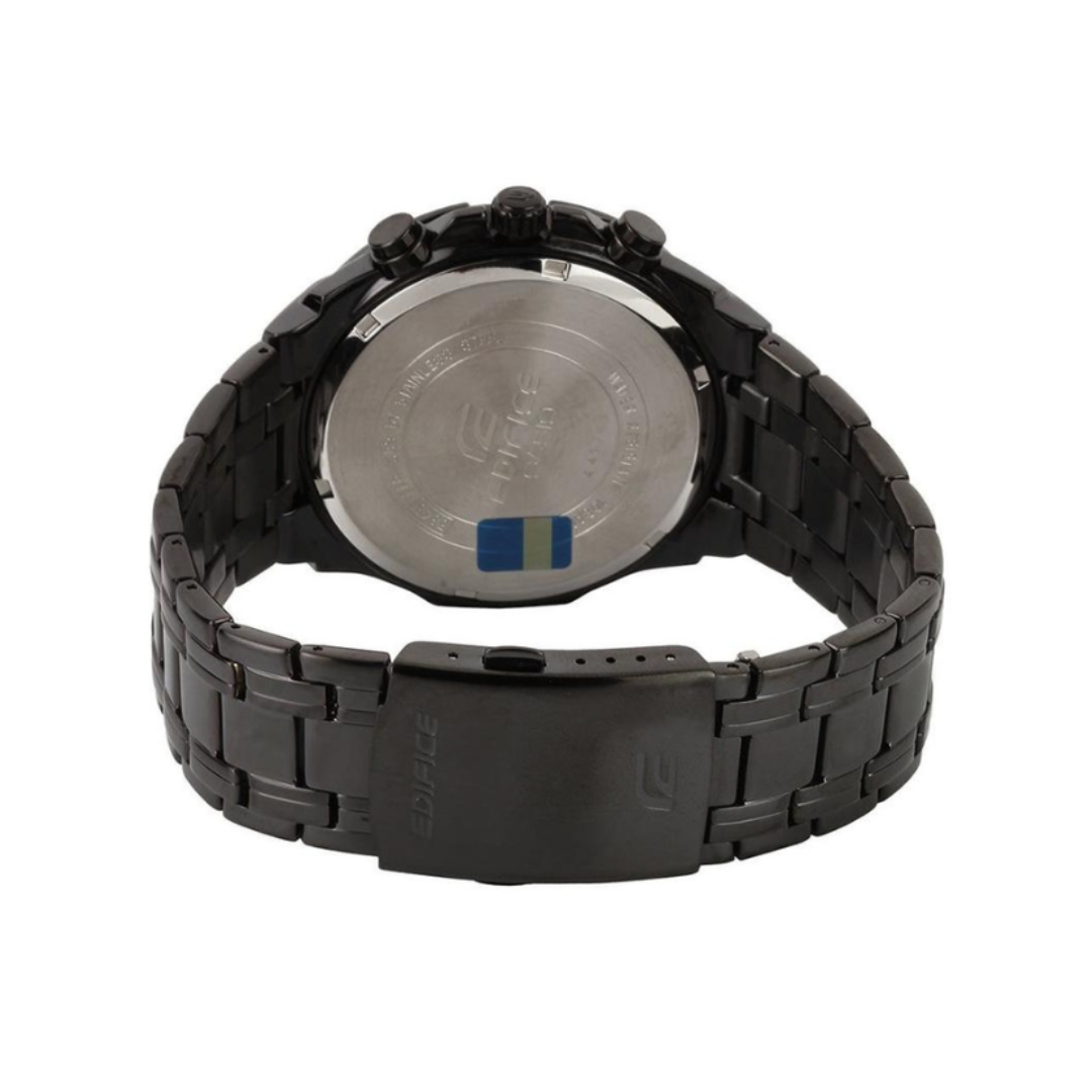 Casio EFR-539BK-1AVUDF EX187 | Edifice Men Quartz Black Dial Chronograph Stainless Steel Watch