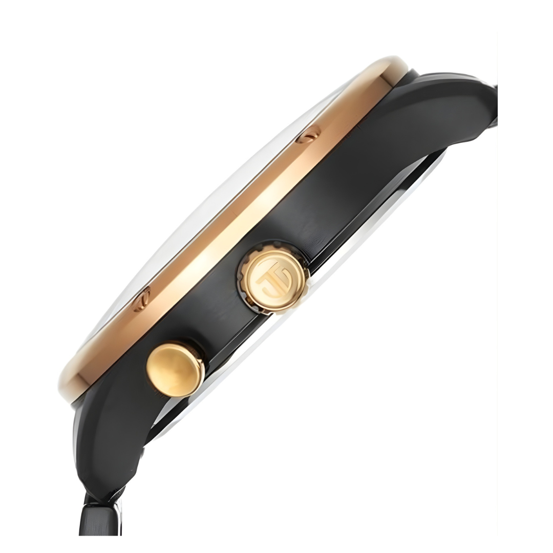 Titan 10009KM02 | Titan Stellar Multifunction Brown Dial Black Stainless Steel Strap Watch For Men