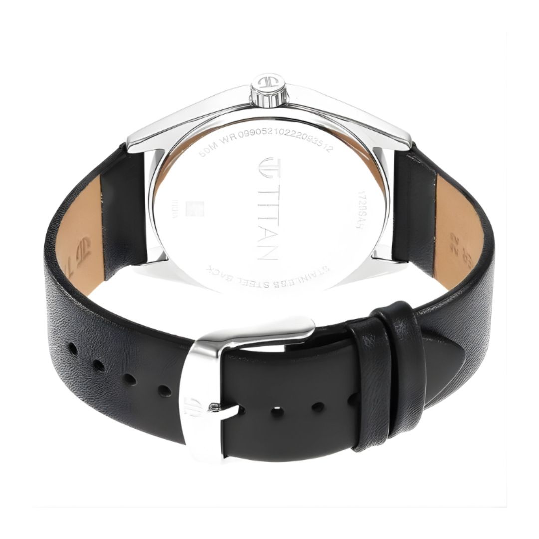 Titan 1729SL07 | Neo Green Dial Analog with Date Watch for Men