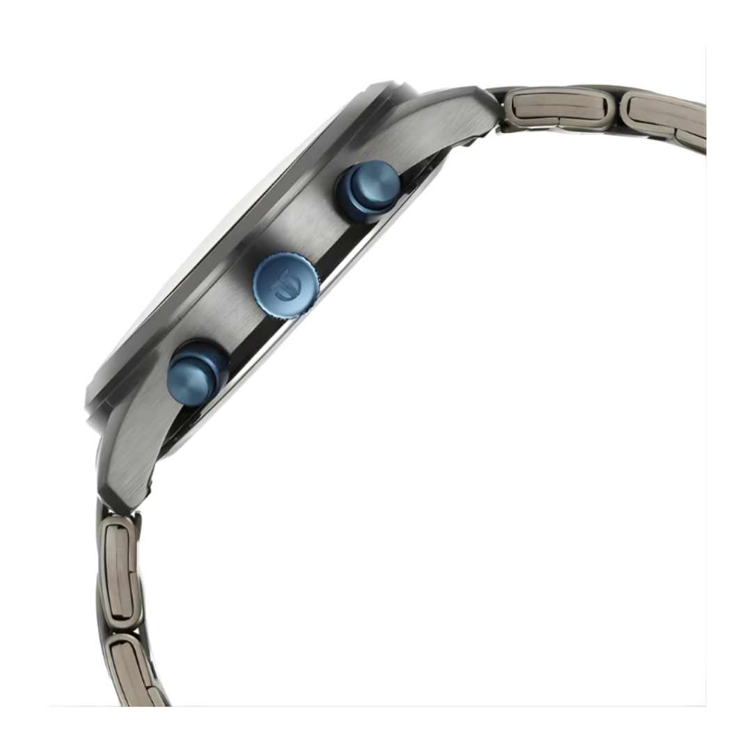Titan 1805KM07 | Titan Neo Splash Quartz Multifunction Anthracite Dial Stainless Steel Strap Watch for Men