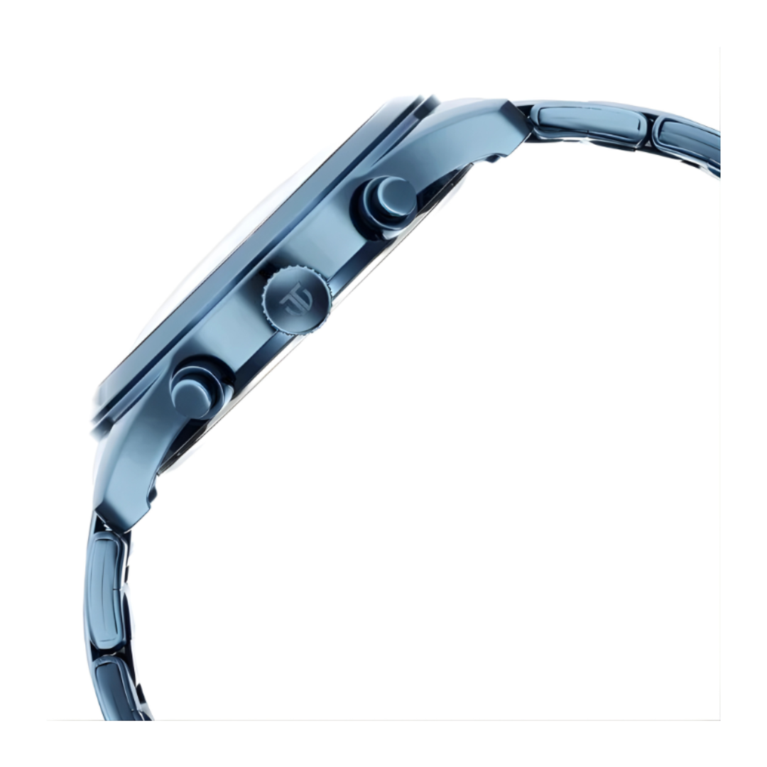 Titan 1805QM01 | Titan Neo Splash Quartz Analog with Date Blue Dial Blue Stainless Steel Strap Watch For Men