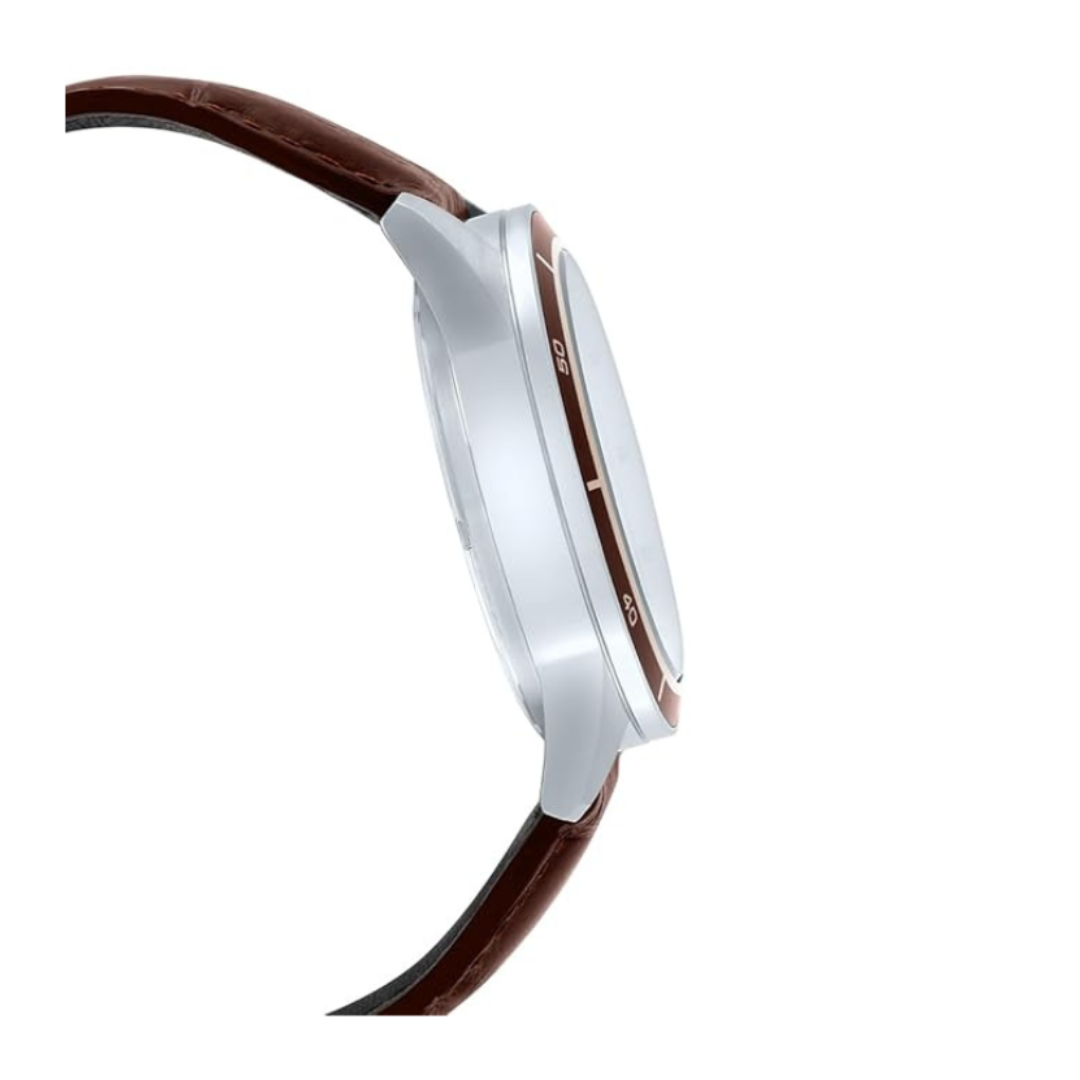 Casio EFR-526L-7BVUDF EX303 | Edifice Men Quartz Beige Dial Chronograph Leather Watch
