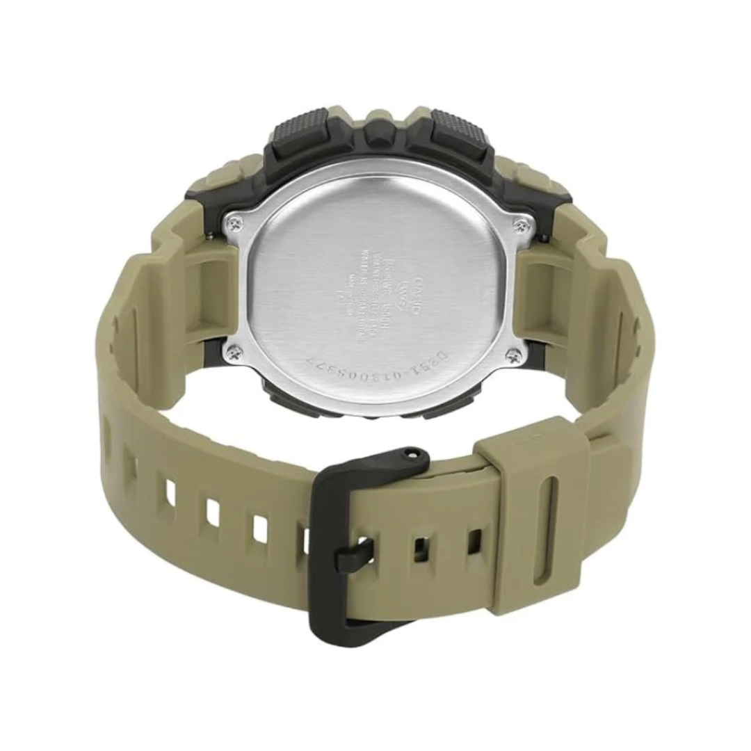 Casio WS-1500H-5BVDF D351 | Youth Unisex Quartz Black Dial Digital Resin Watch