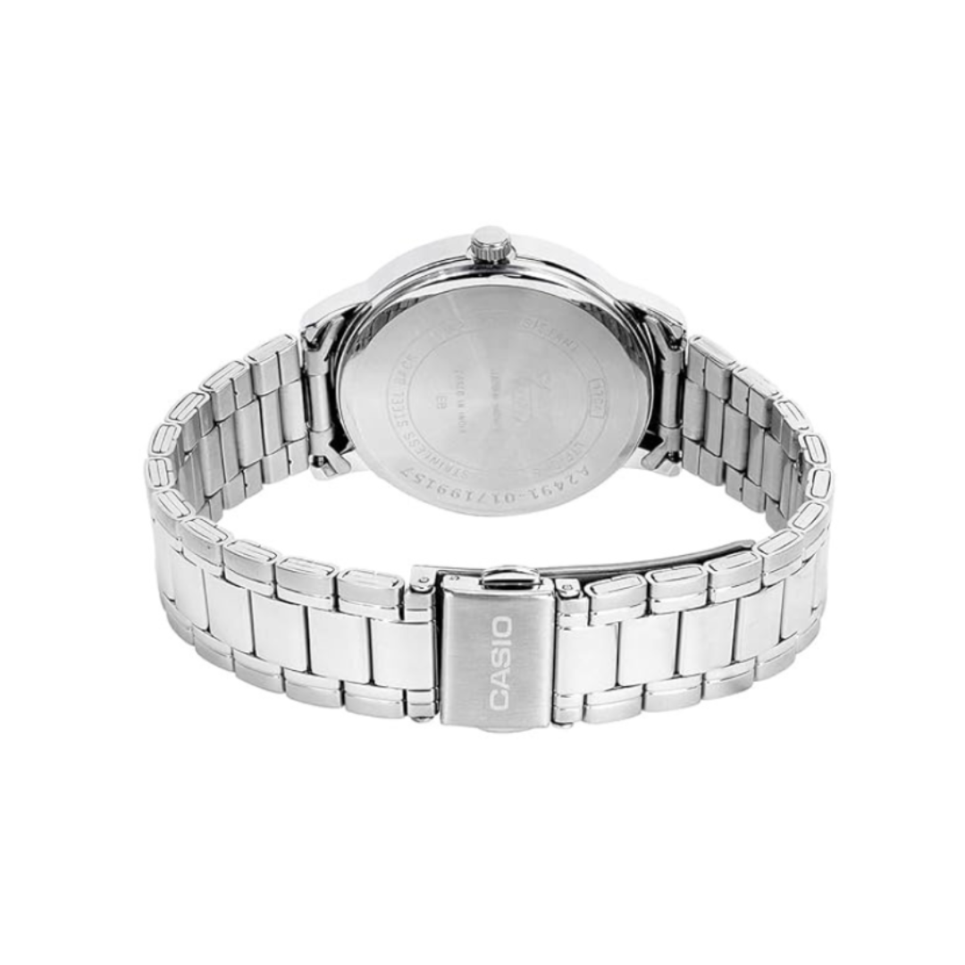 Casio LTP-SN6KD-1A A2491 | Women Quartz Black Dial Analog Stainless Steel Watch