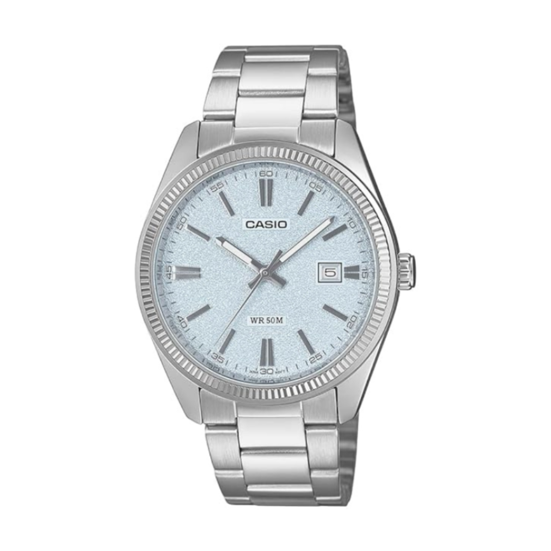 Casio MTP-1302DA-2A2VDF A2486 | MTP Men Quartz Blue Dial Analog Stainless Steel Watch
