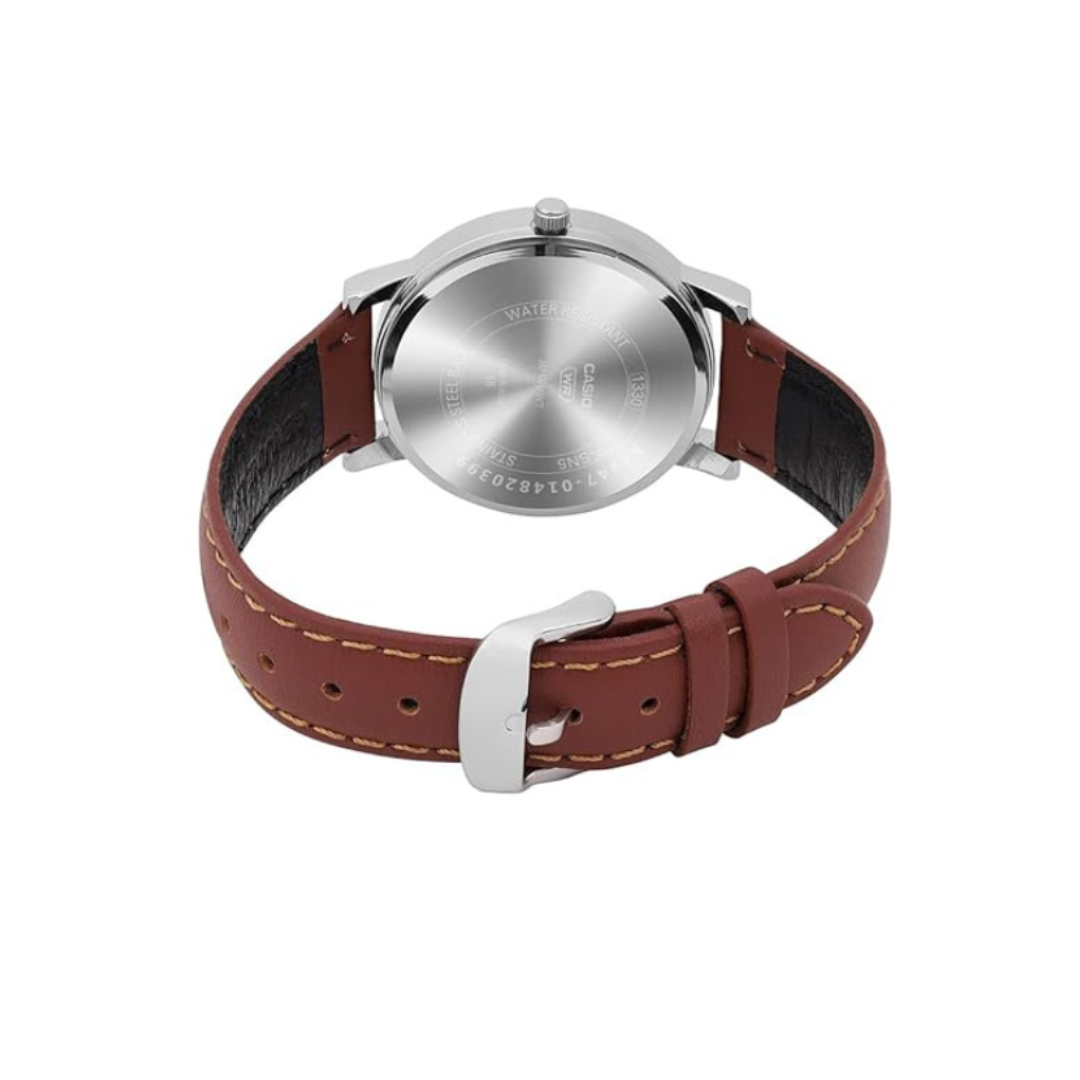 Casio LTP-SN5YL-3A A2447 | Enticer Women Quartz Green Dial Analog Leather Watch