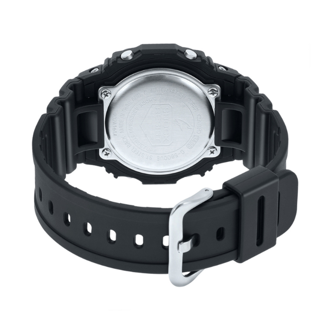 Casio G-5600UE-1 G1166 | G-Shock Men Solar Black Dial Digital Resin Watch