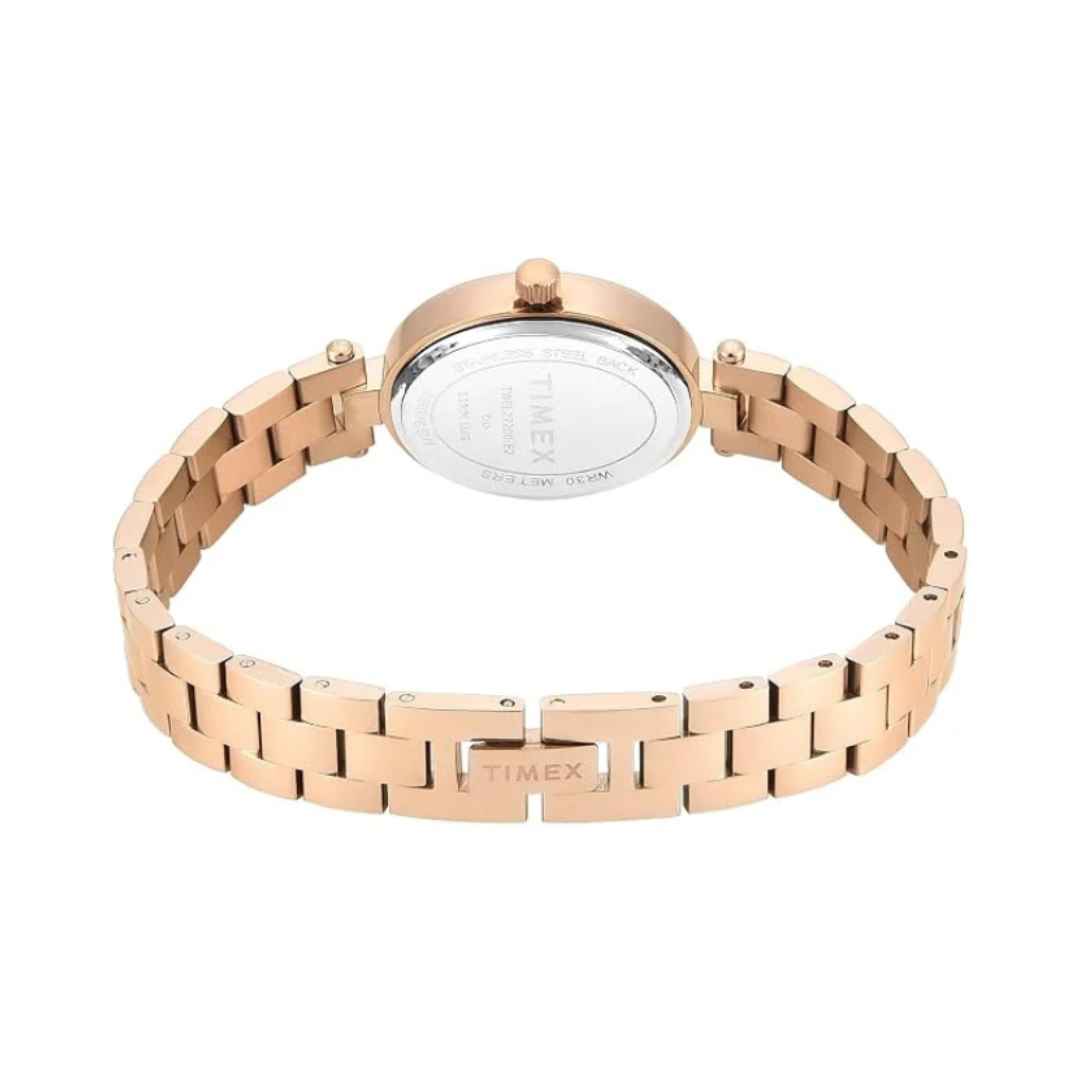 Timex TWEL27200 | Trendline Women Quartz Mother Of Pearl Dial Analog Brass Watch