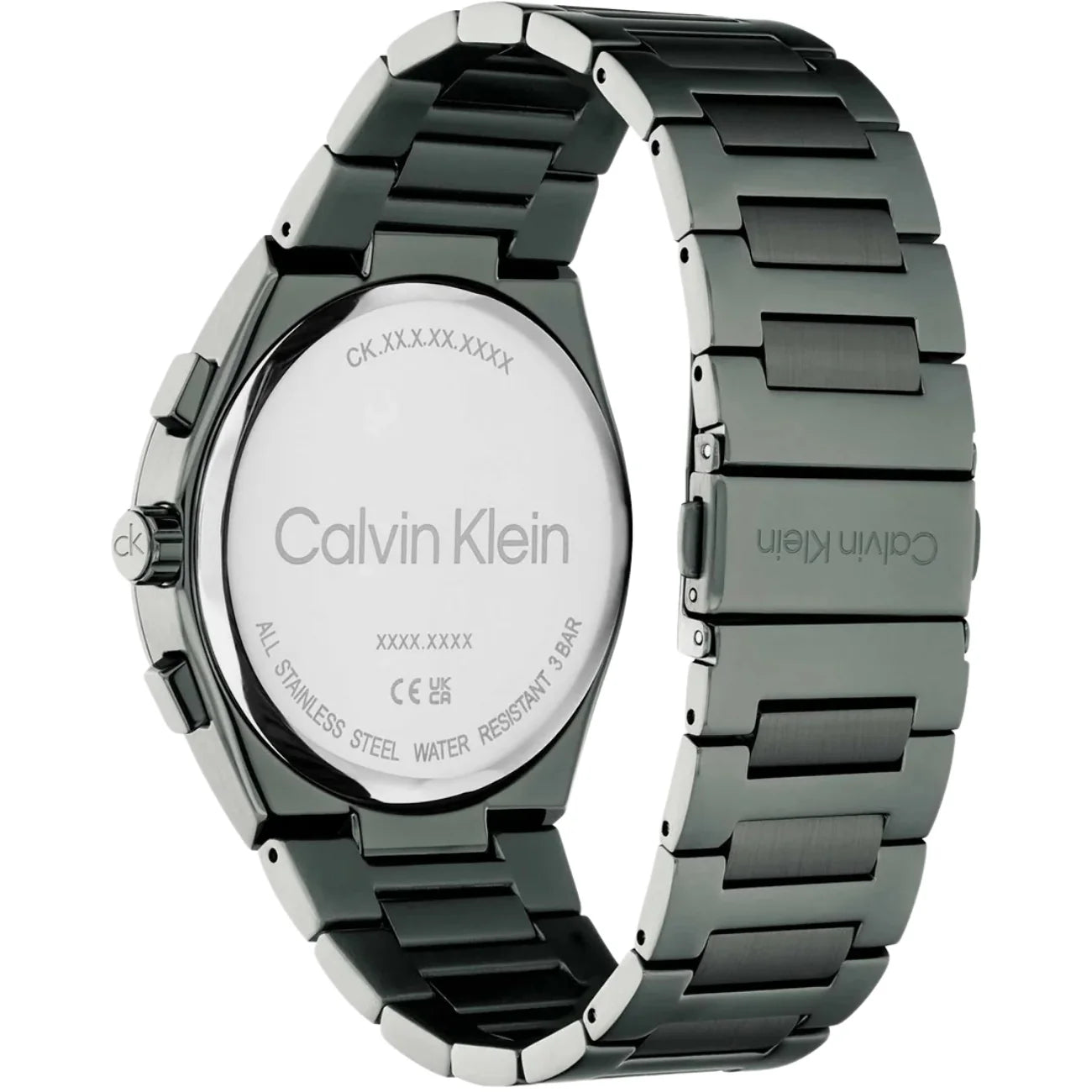 Calvin Klein 25200535 | Distinguish Men Quartz Green Dial Multi-Function Stainless Steel Watch