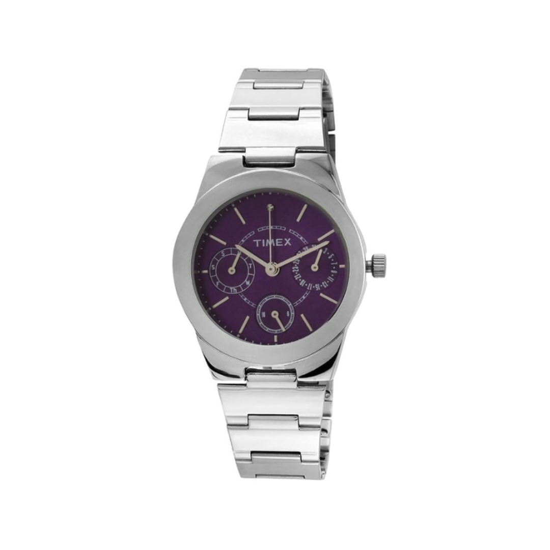 Timex J101 | TIMEX Analog Purple Dial Women Watch.