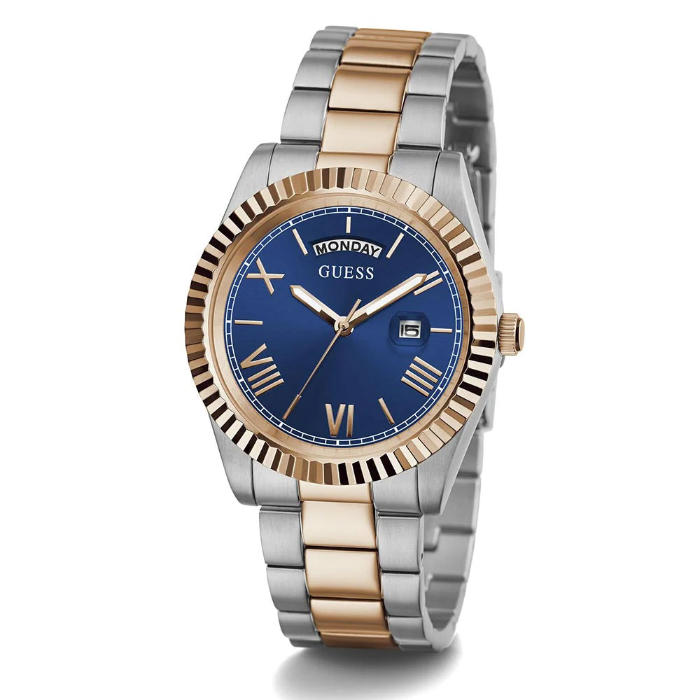 Guess GW0265G12 | Gd Connoisseur Men Quartz Blue Dial Analog Stainless Steel