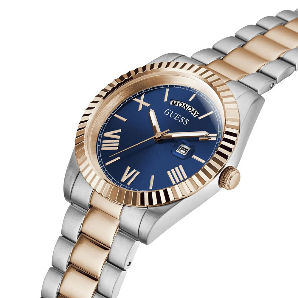 Guess GW0265G12 | Gd Connoisseur Men Quartz Blue Dial Analog Stainless Steel
