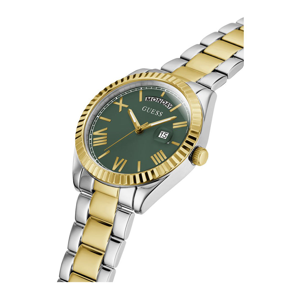 Guess GW0308L5 | Gd Luna Women Quartz Green Dial Analog Stainless Steel