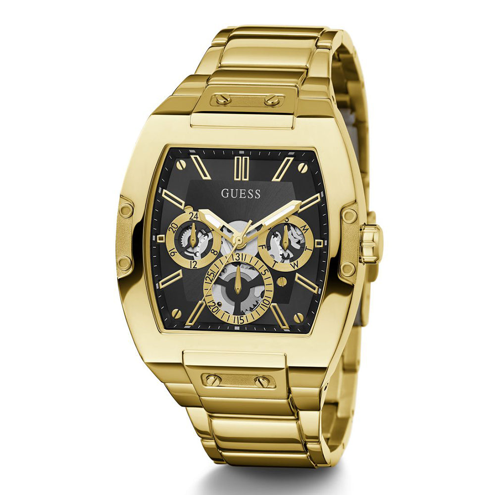 Guess GW0456G1 | Gt Phoenix Men Quartz Black Dial Analog Stainless Steel