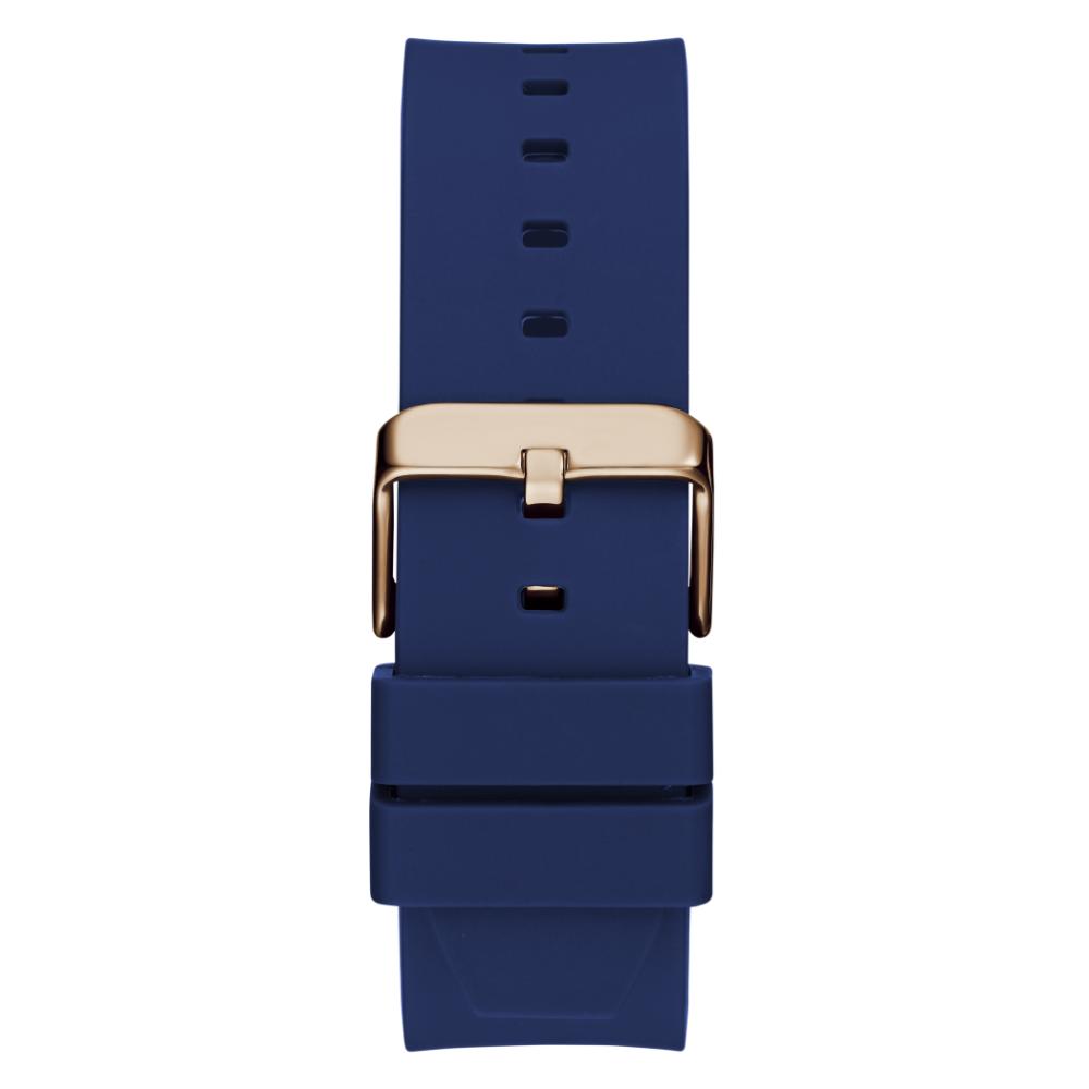 Guess GW0491G4 | Gd Jet Men Quartz Blue Dial Analog Silicone Strap Watch