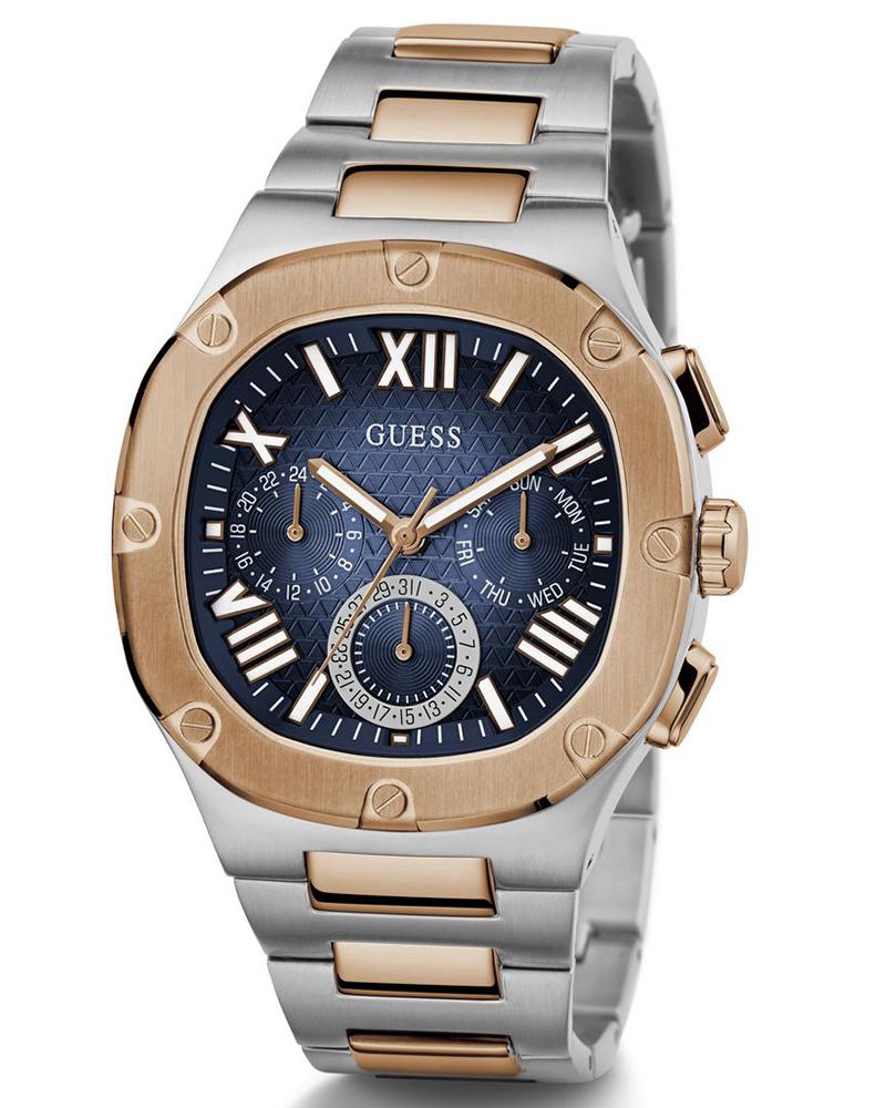 Guess GW0572G4 | Gd Headline Men Quartz Blue Dial Analog Stainless Steel.
