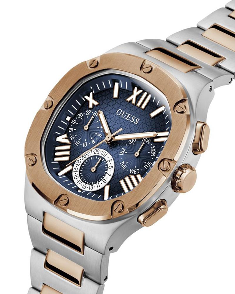 Guess GW0572G4 | Gd Headline Men Quartz Blue Dial Analog Stainless Steel.