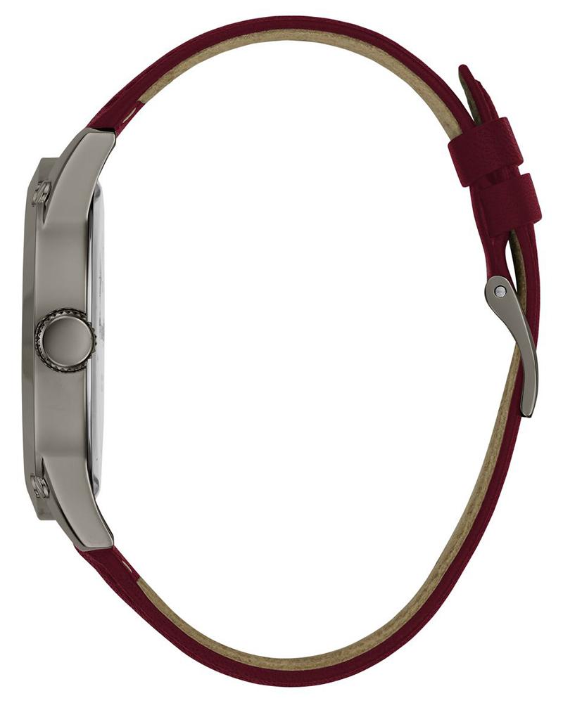 Guess GW0628G4 | Crescent Men Quartz Grey Dial Analog Leather Watch