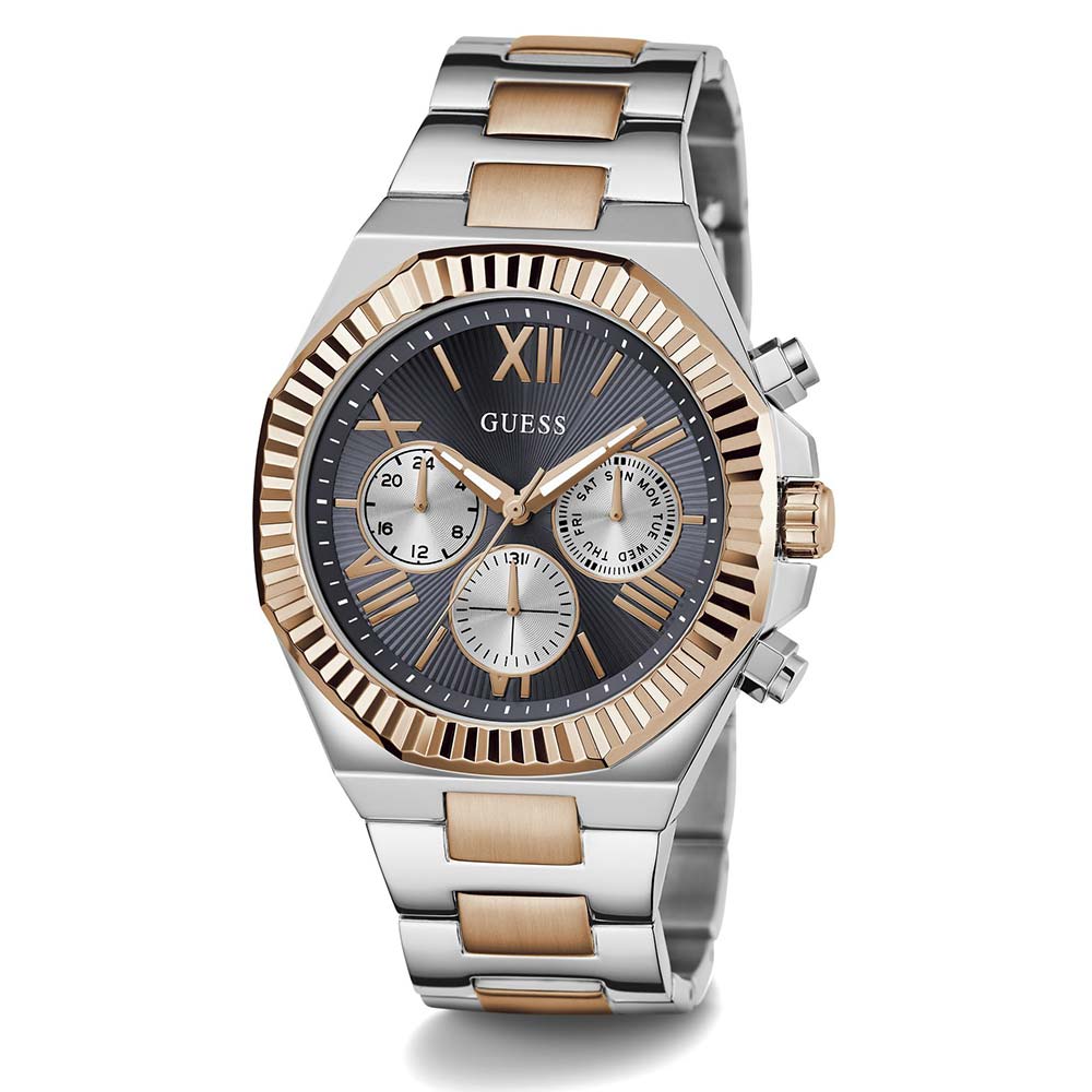 Guess GW0703G4 | Gd Equity Men Quartz Blue Dial Analog Stainless Steel.