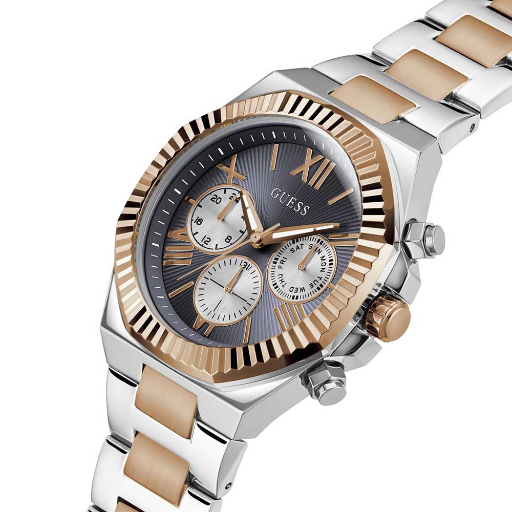 Guess GW0703G4 | Gd Equity Men Quartz Blue Dial Analog Stainless Steel.