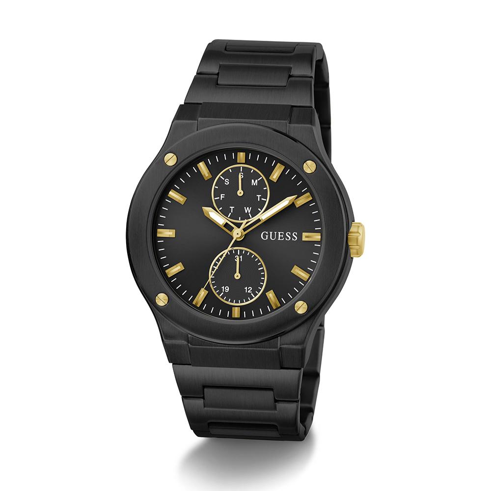 Guess GW0795G3 | Gd Jet Men Quartz Black Dial Analog Stainless Steel.