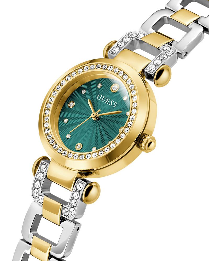 Guess GW0869L1 | Gb Ginger Women Quartz Green Dial Analog Stainless Steel.