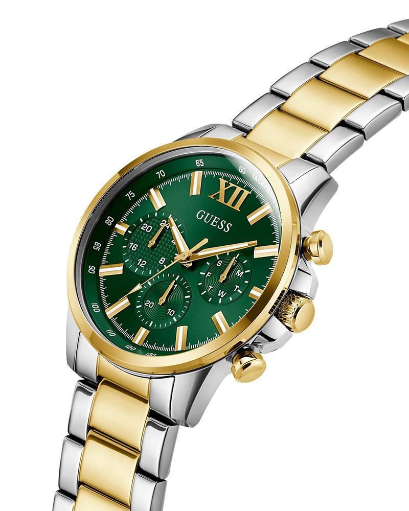 Guess GW0900G5 | Gd Walker Men Quartz Green Dial Analog Stainless Steel