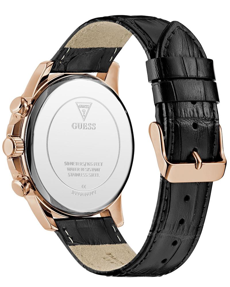 Guess GW0901G5 | Mens Black Multi-function Watch Men's Watch.