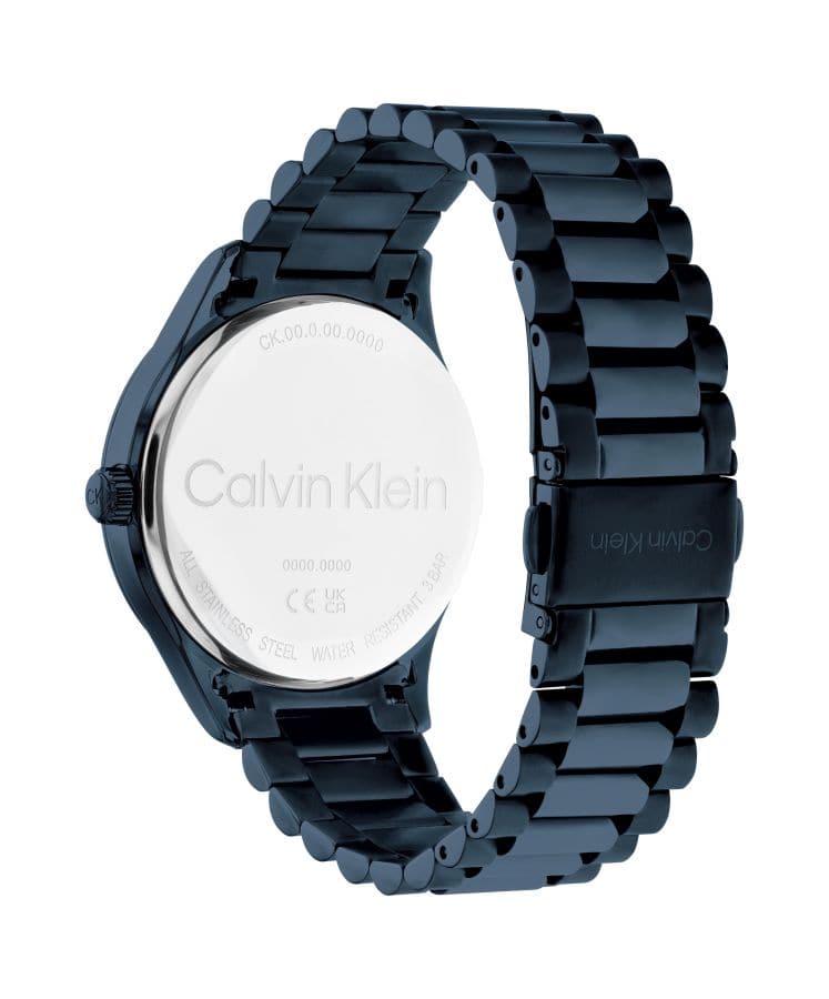 Calvin Klein 25200166 | Ck Iconic Unisex Quartz Blue Dial Analog Stainless Steel Watch