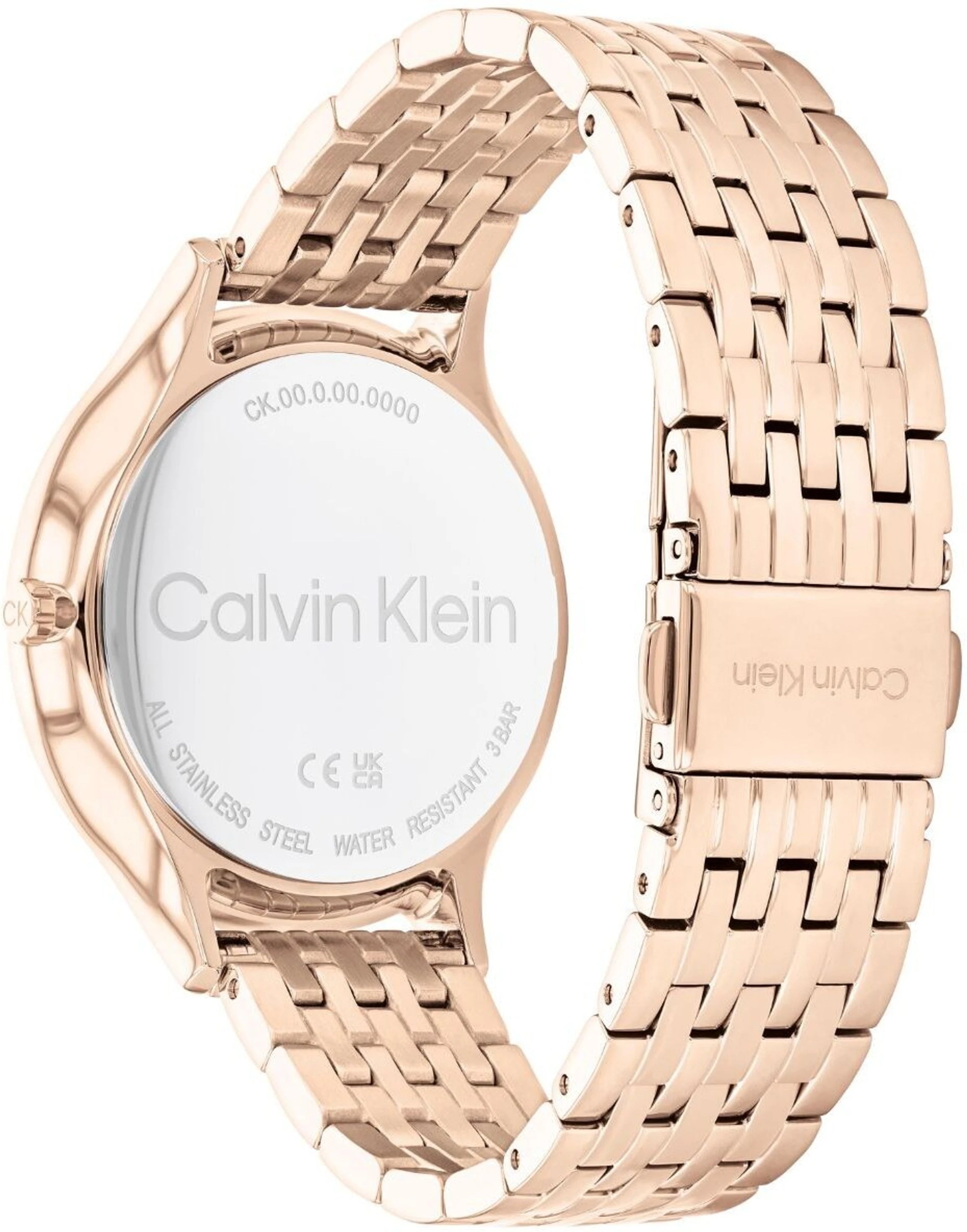 Calvin Klein 25100003 | Timeless Women Quartz Black Dial Analog Stainless Steel Watch