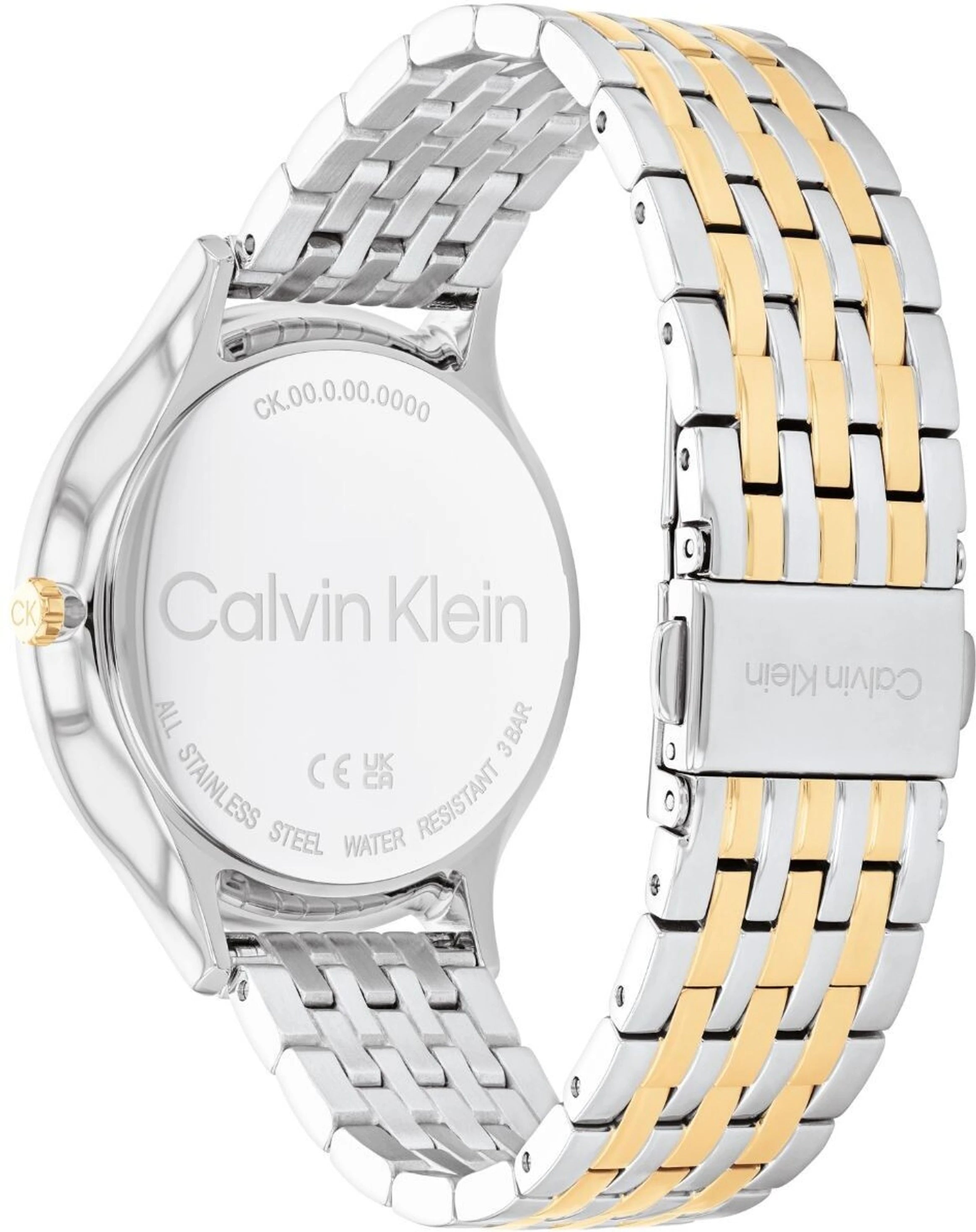 Calvin Klein 25100002 | Timeless Women Quartz Silver Dial Analog Stainless Steel Watch