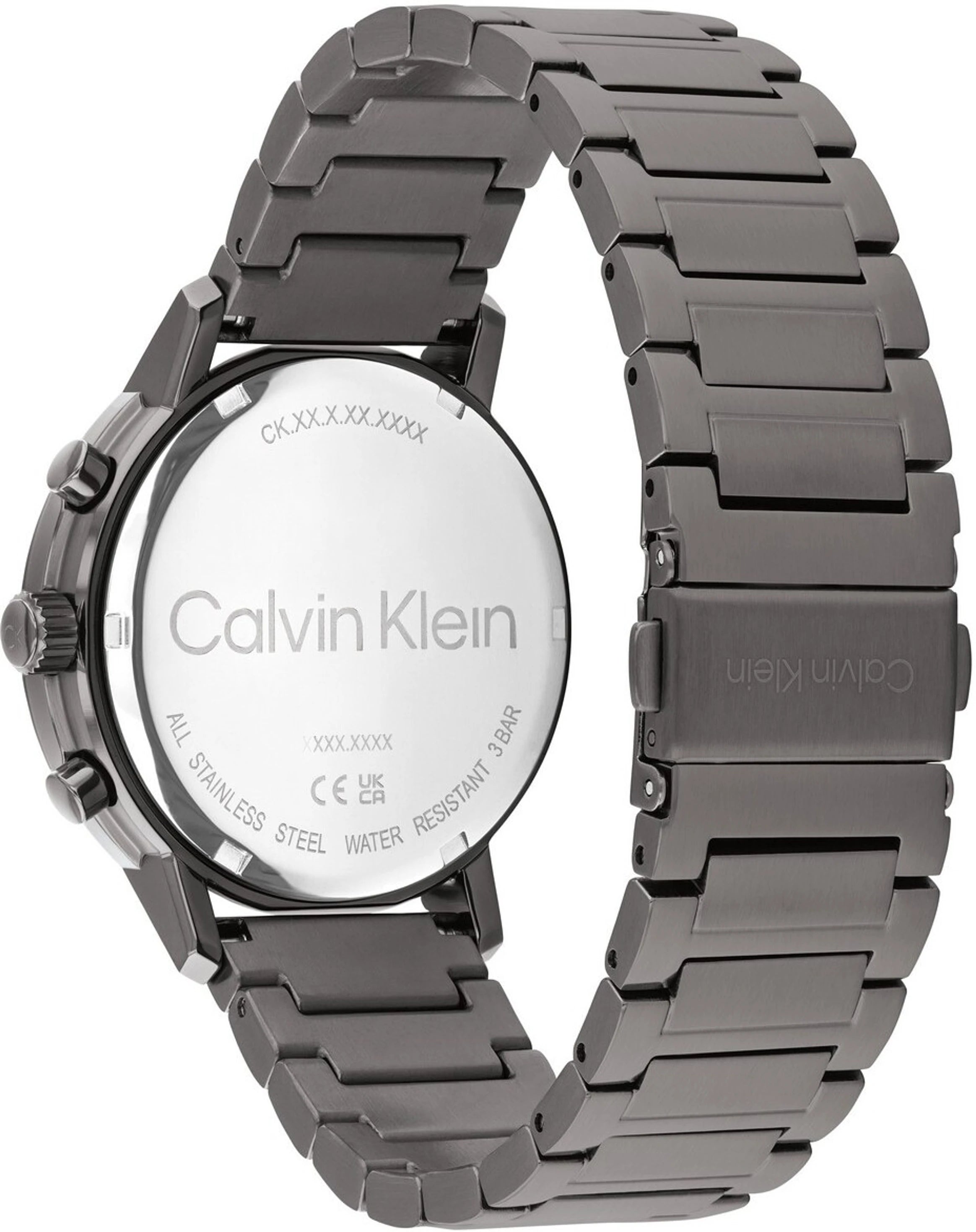 Calvin Klein 25200495 | Men Quartz Blue Dial Chronograph Stainless Steel Watch