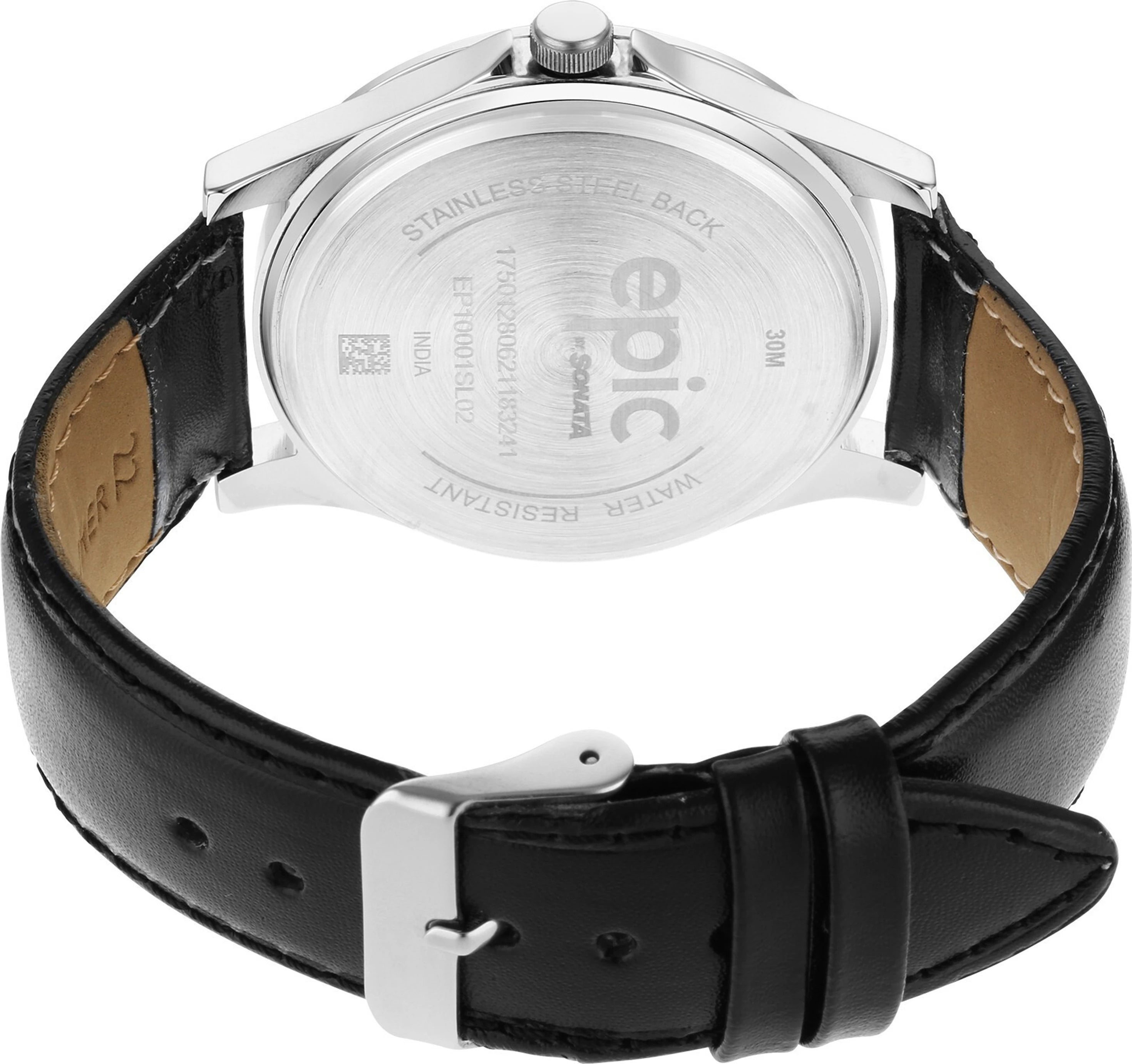 Sonata Epic EP10001SL02 | Epic Analog Watch For Men