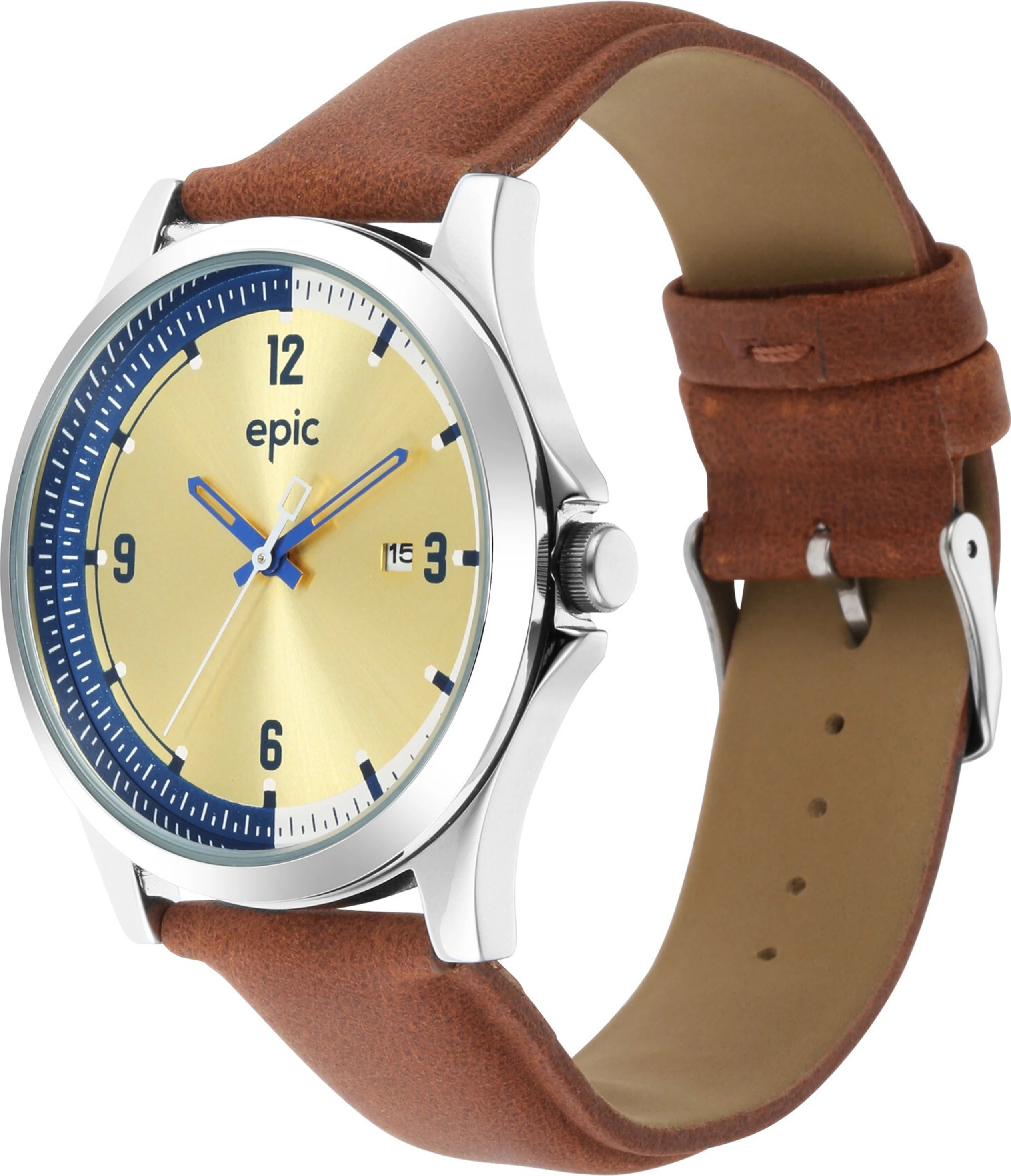 Sonata Epic EP10001SL01 | Epic Analog Watch For Men