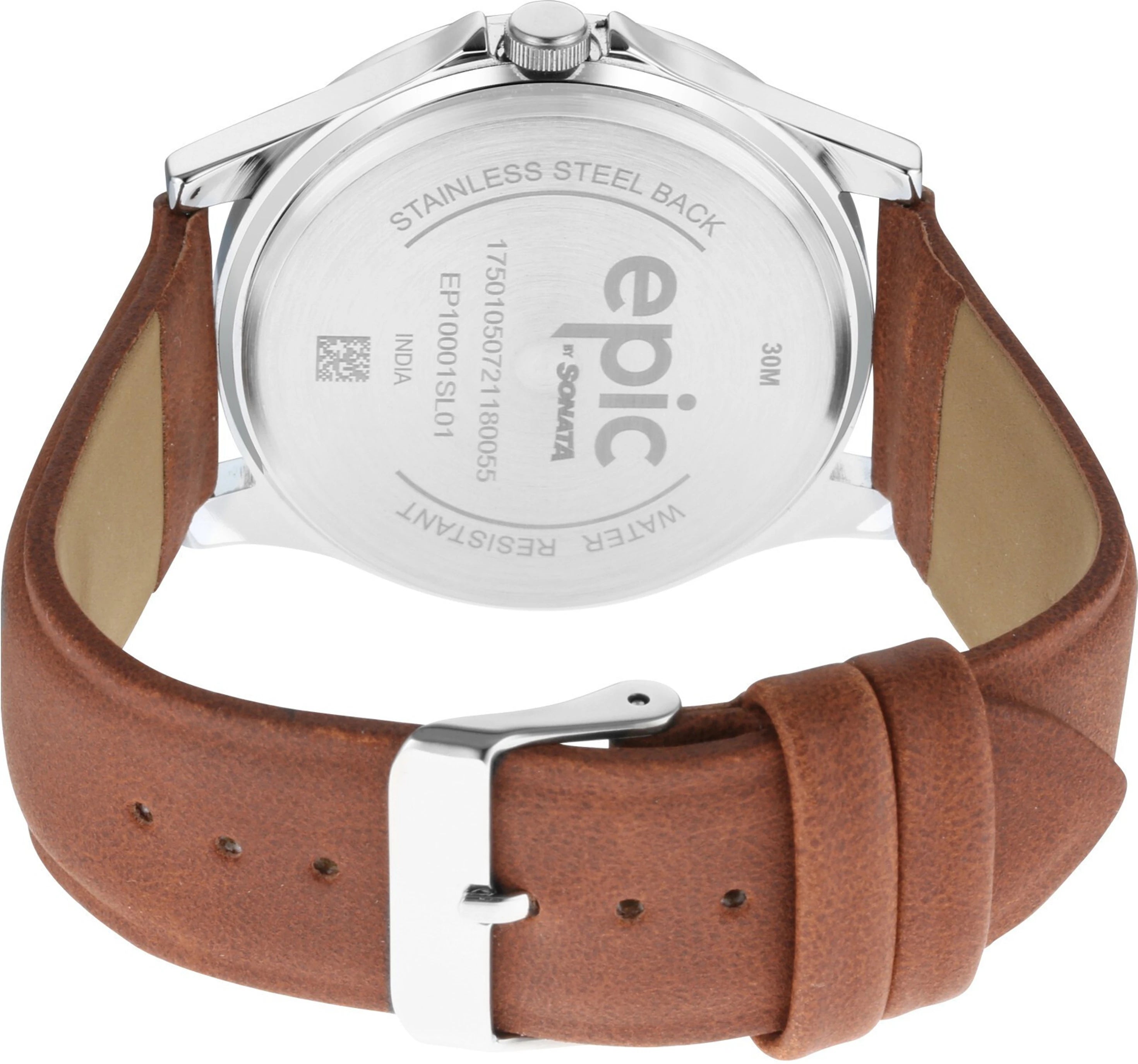 Sonata Epic EP10001SL01 | Epic Analog Watch For Men