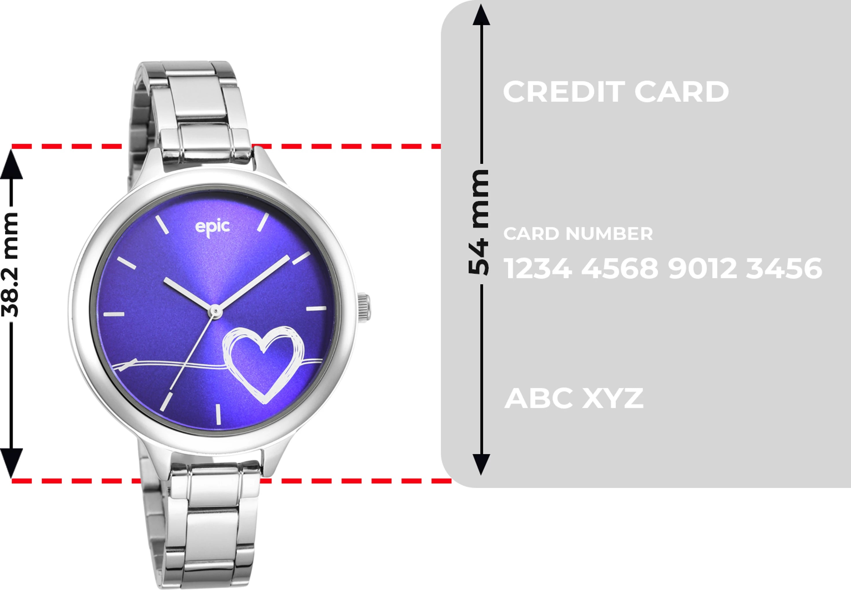 Sonata Epic EP20001SM04 | Epic Analog Watch for Women's
