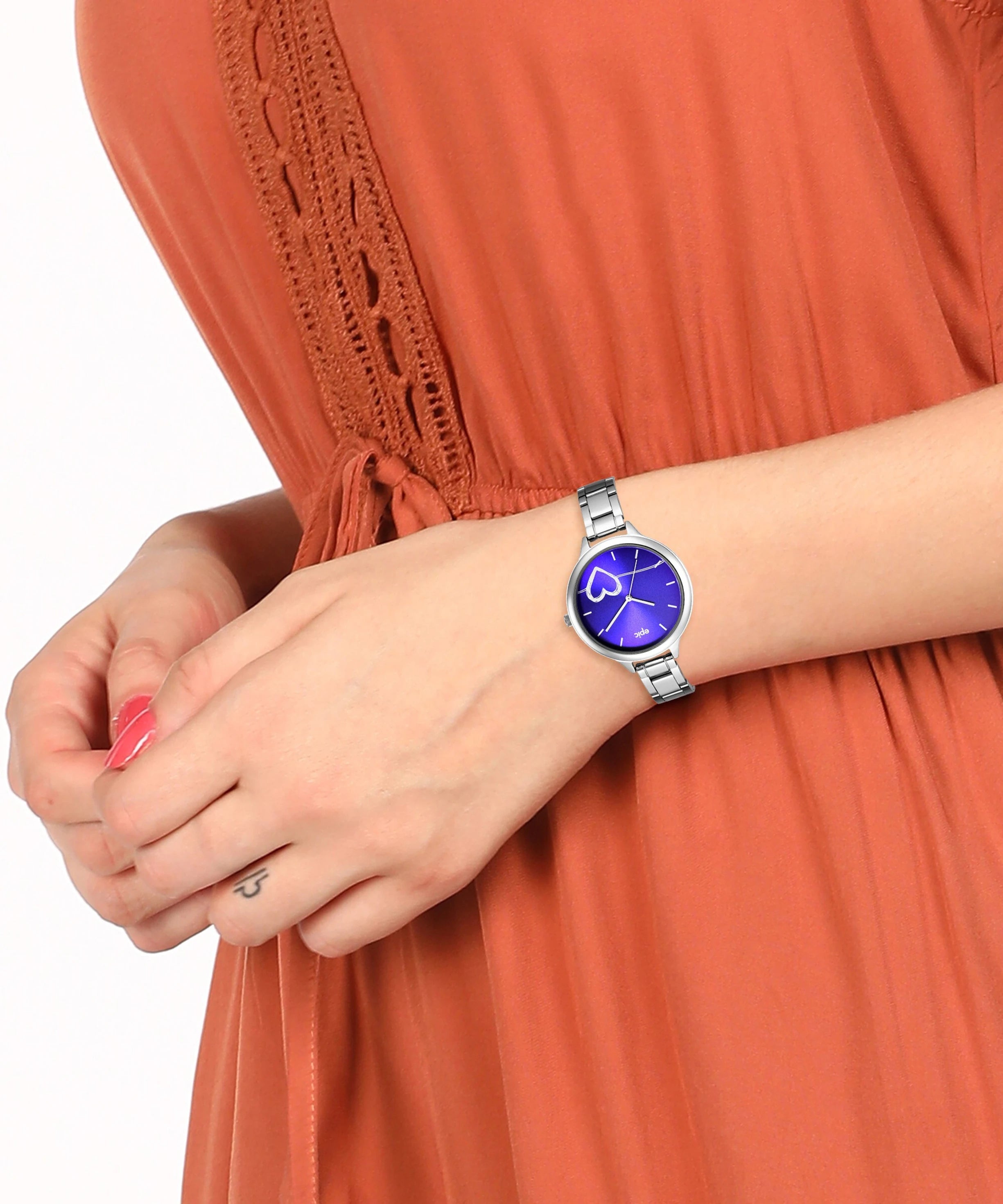 Sonata Epic EP20001SM04 | Epic Analog Watch for Women's