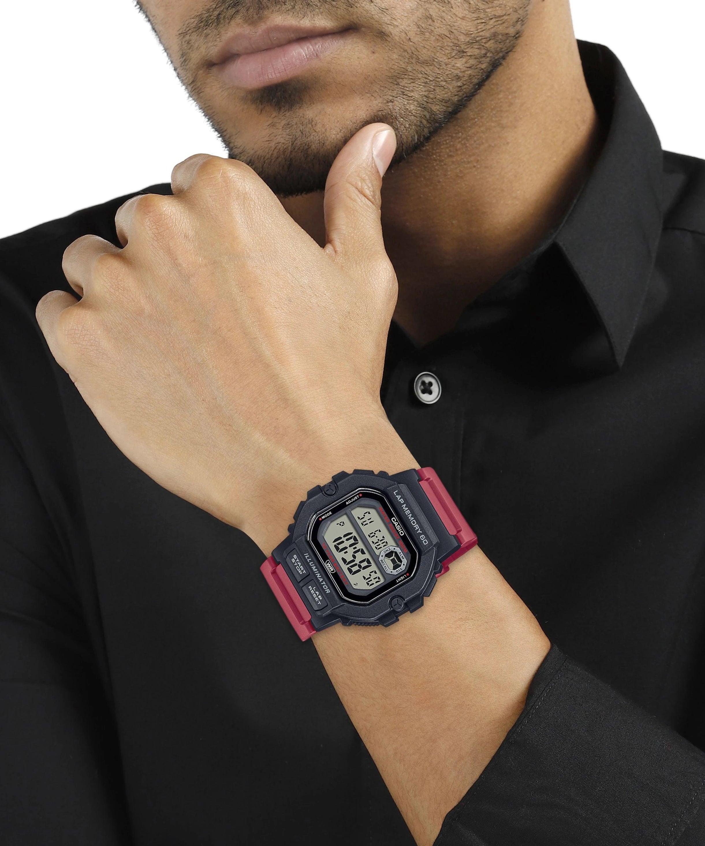 Casio D272 | Youth Unisex Quartz Black Dial Digital Resin Watch WS-1400H-4AV